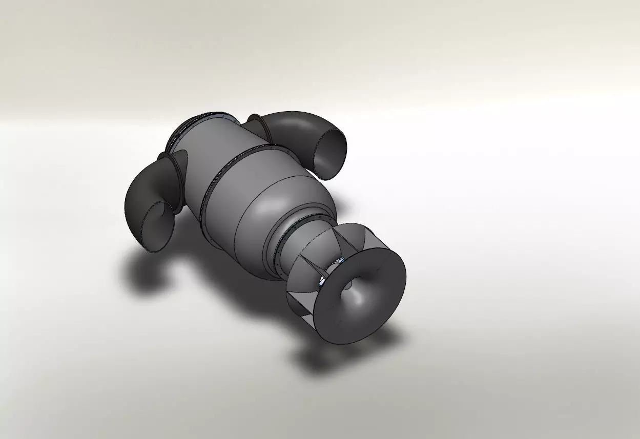 PT6A67A Inspired Turboprop Engine 3D Model 3D print model_4