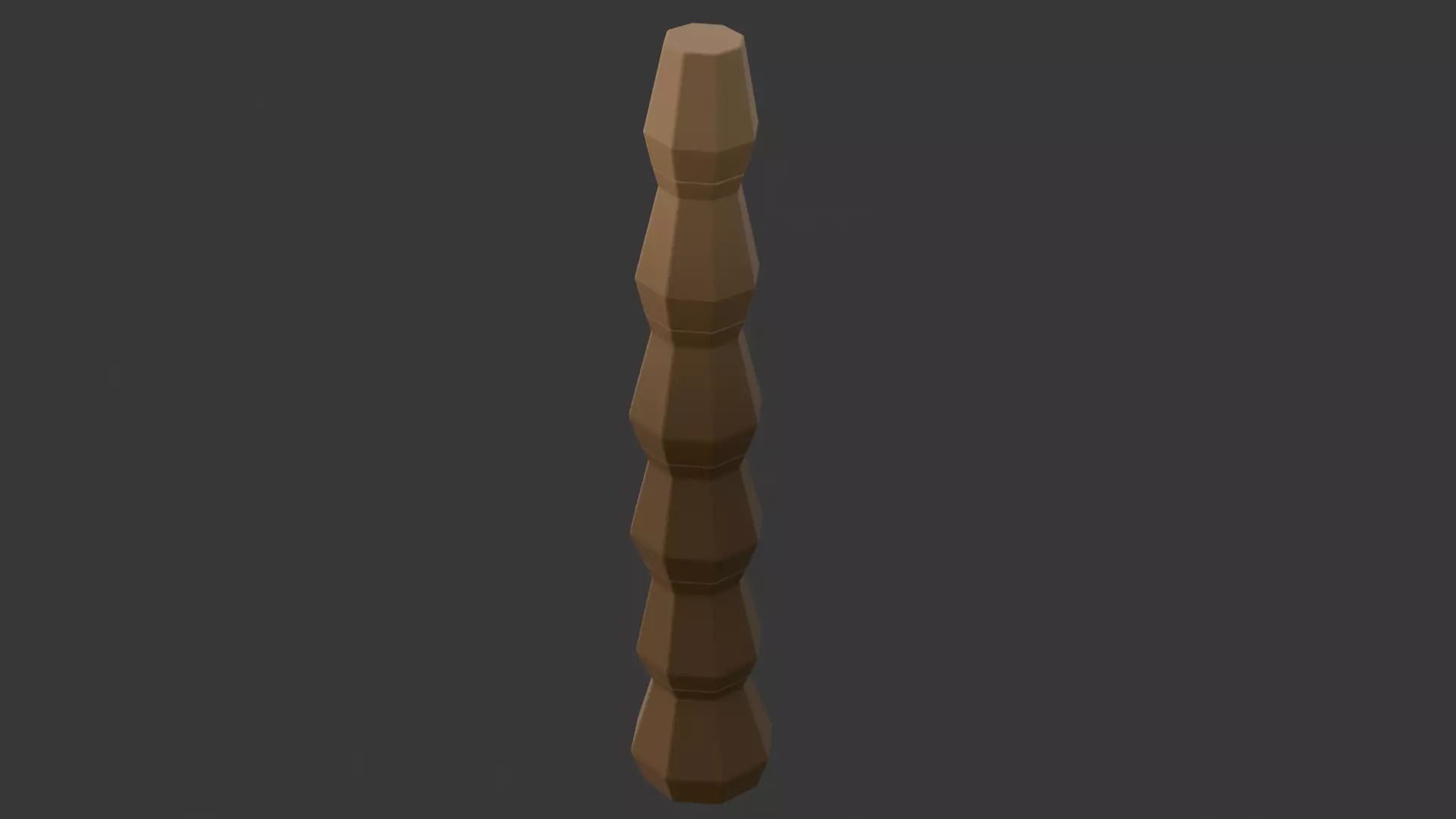 low-poly palm Low-poly 3D model_4