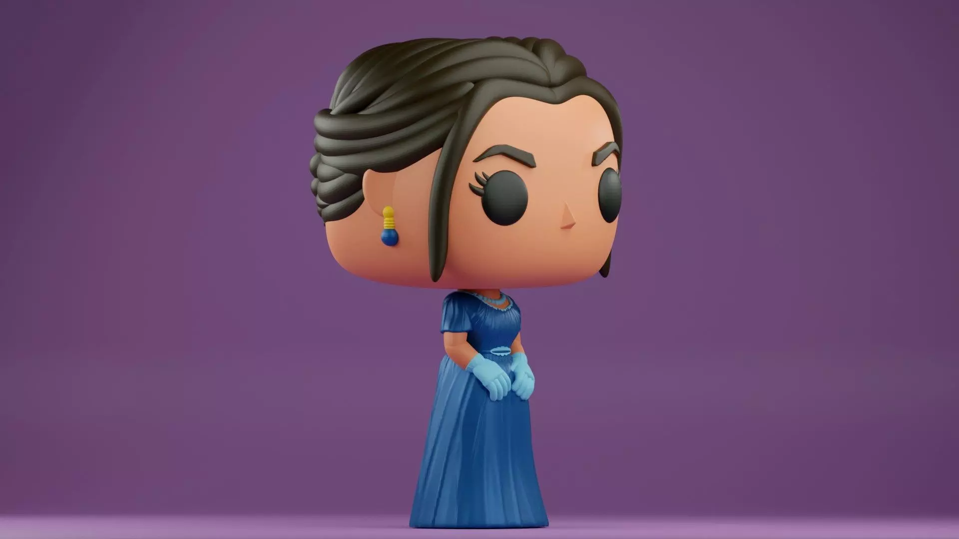 Kate Sharma funko from the Bridgerton series 3D print model_6