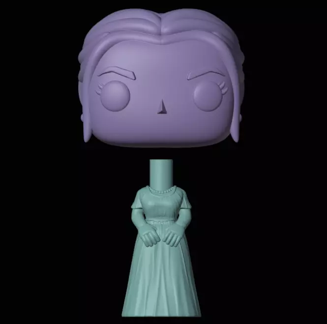 Kate Sharma funko from the Bridgerton series 3D print model_2