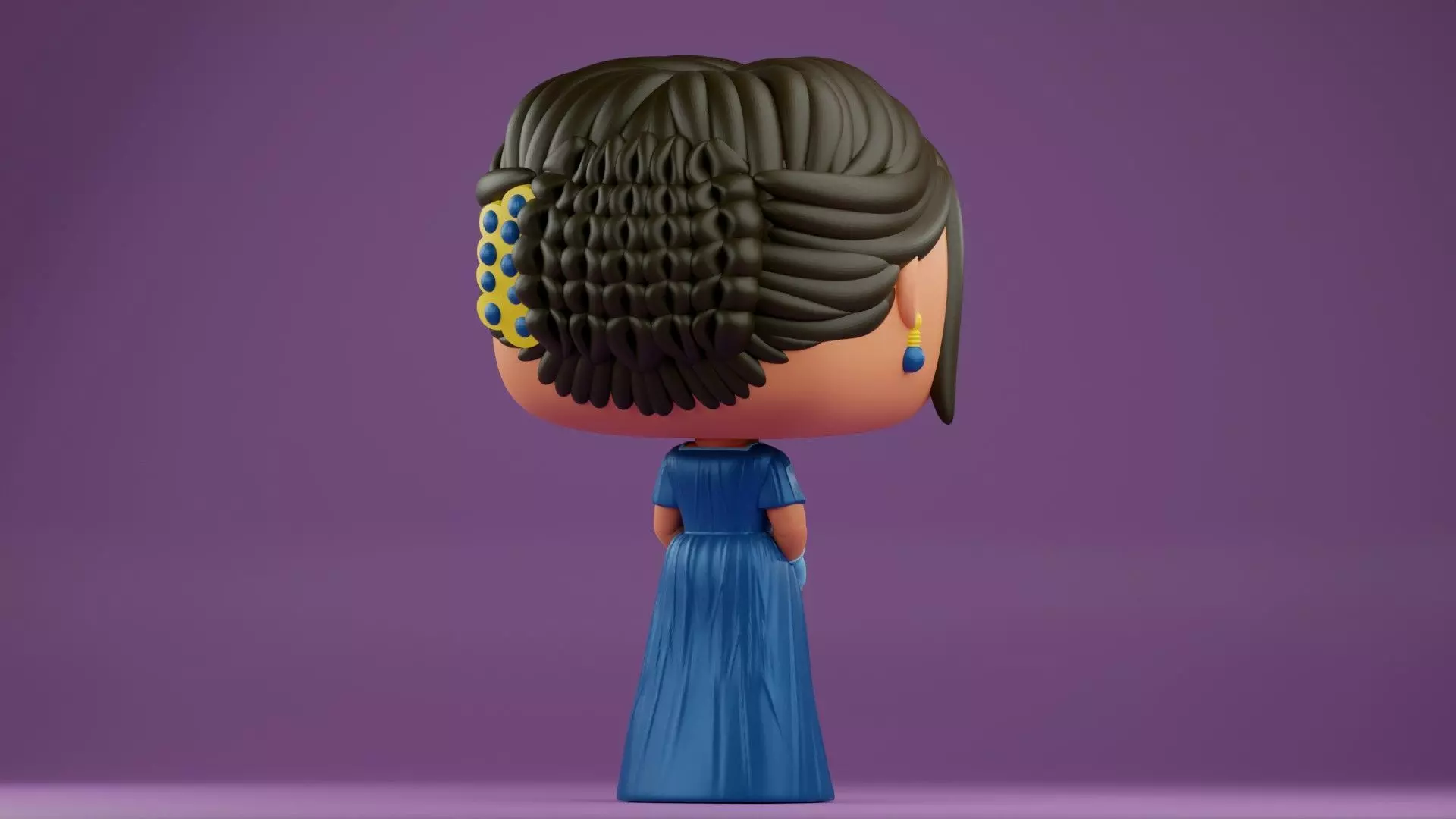 Kate Sharma funko from the Bridgerton series 3D print model_9