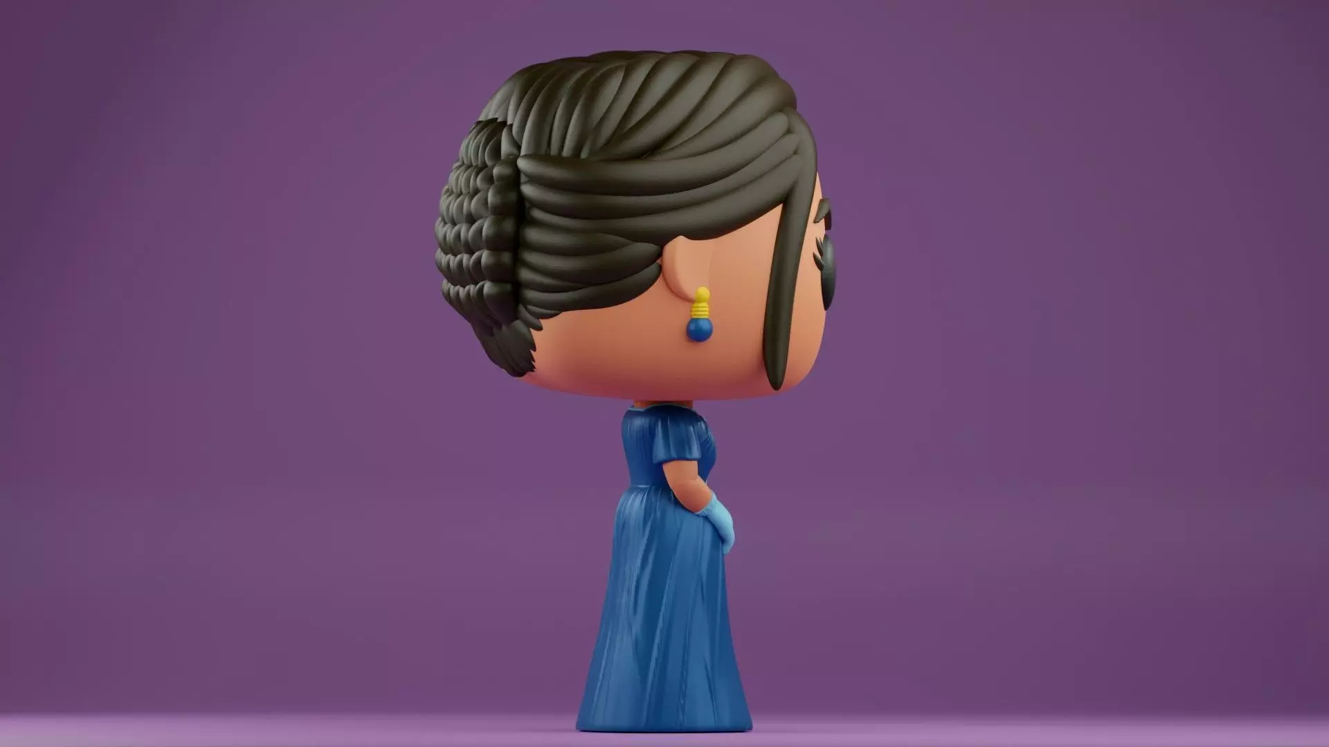 Kate Sharma funko from the Bridgerton series 3D print model_15