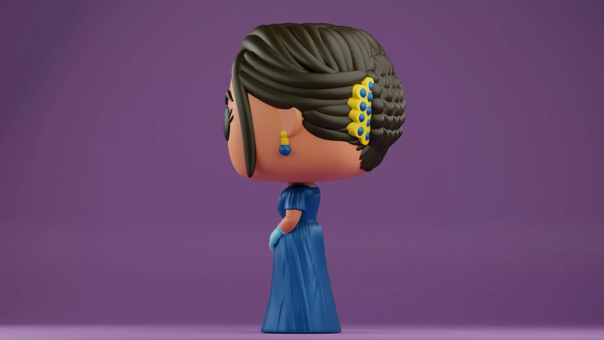Kate Sharma funko from the Bridgerton series 3D print model_5
