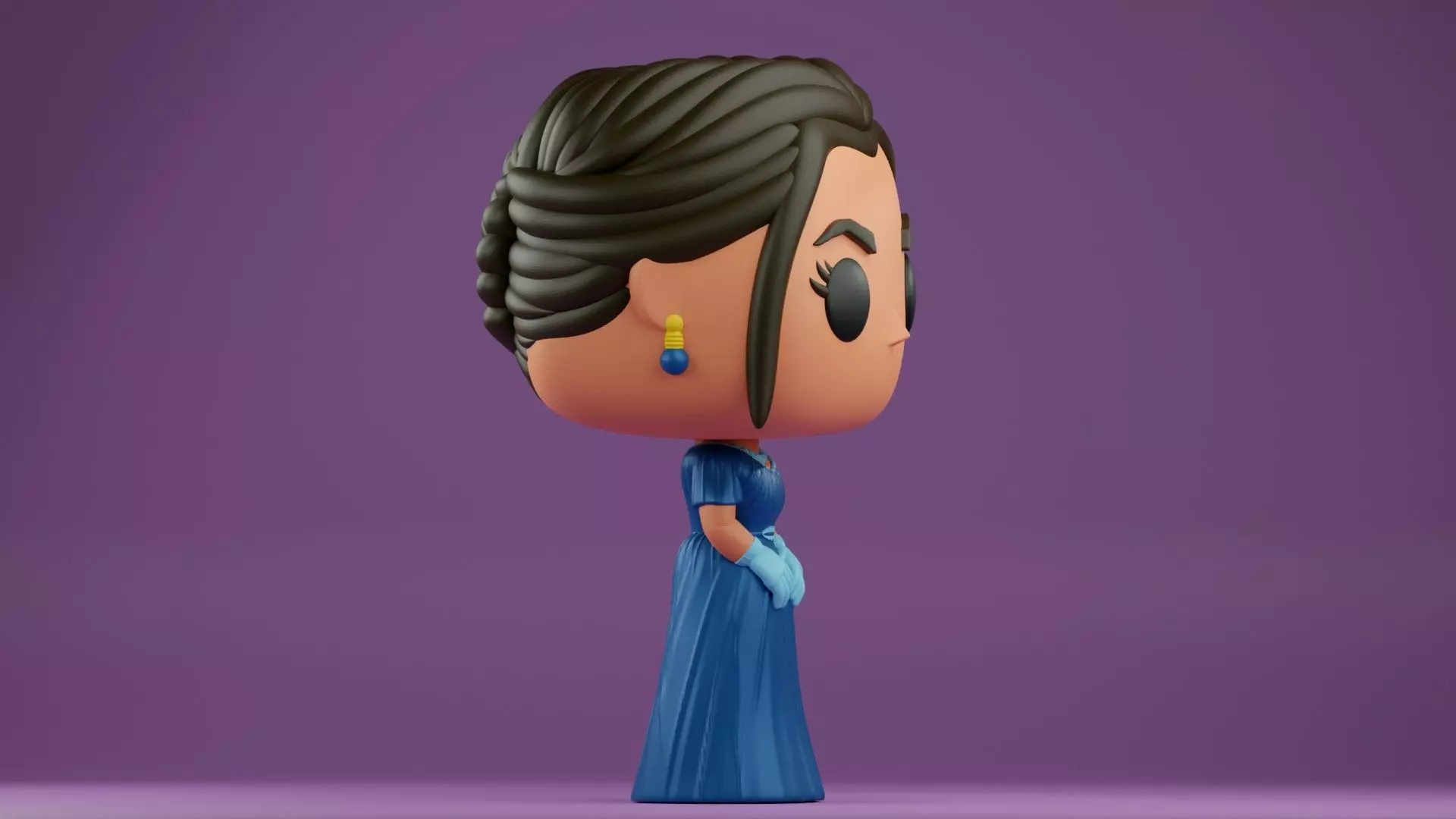 Kate Sharma funko from the Bridgerton series 3D print model_8