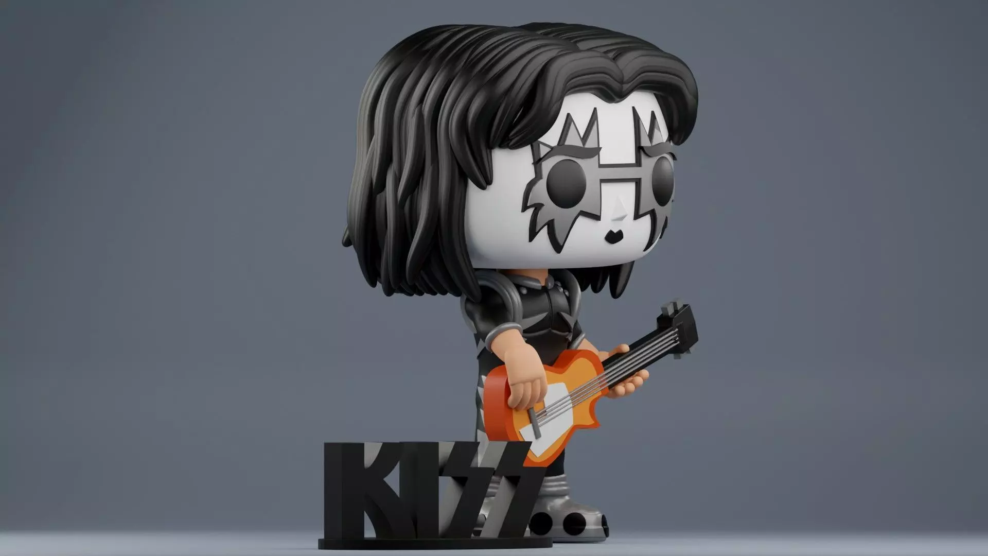 Spaceman Funko from the rock band Kiss 3D print model_14