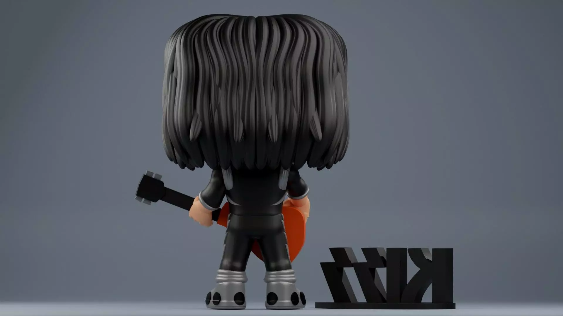 Spaceman Funko from the rock band Kiss 3D print model_9