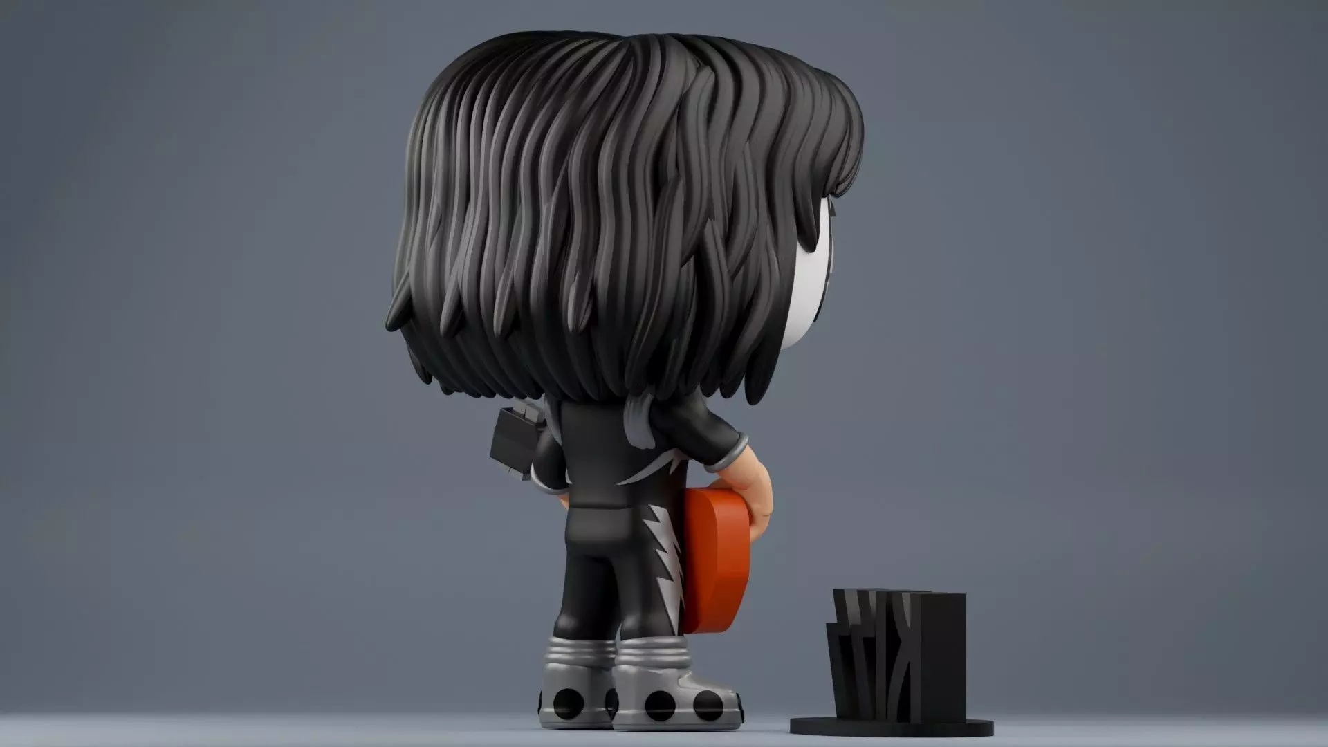 Spaceman Funko from the rock band Kiss 3D print model_11