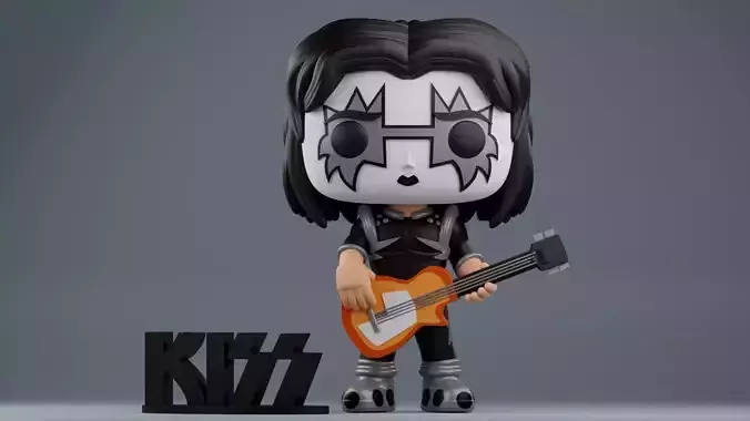 Spaceman Funko from the rock band Kiss