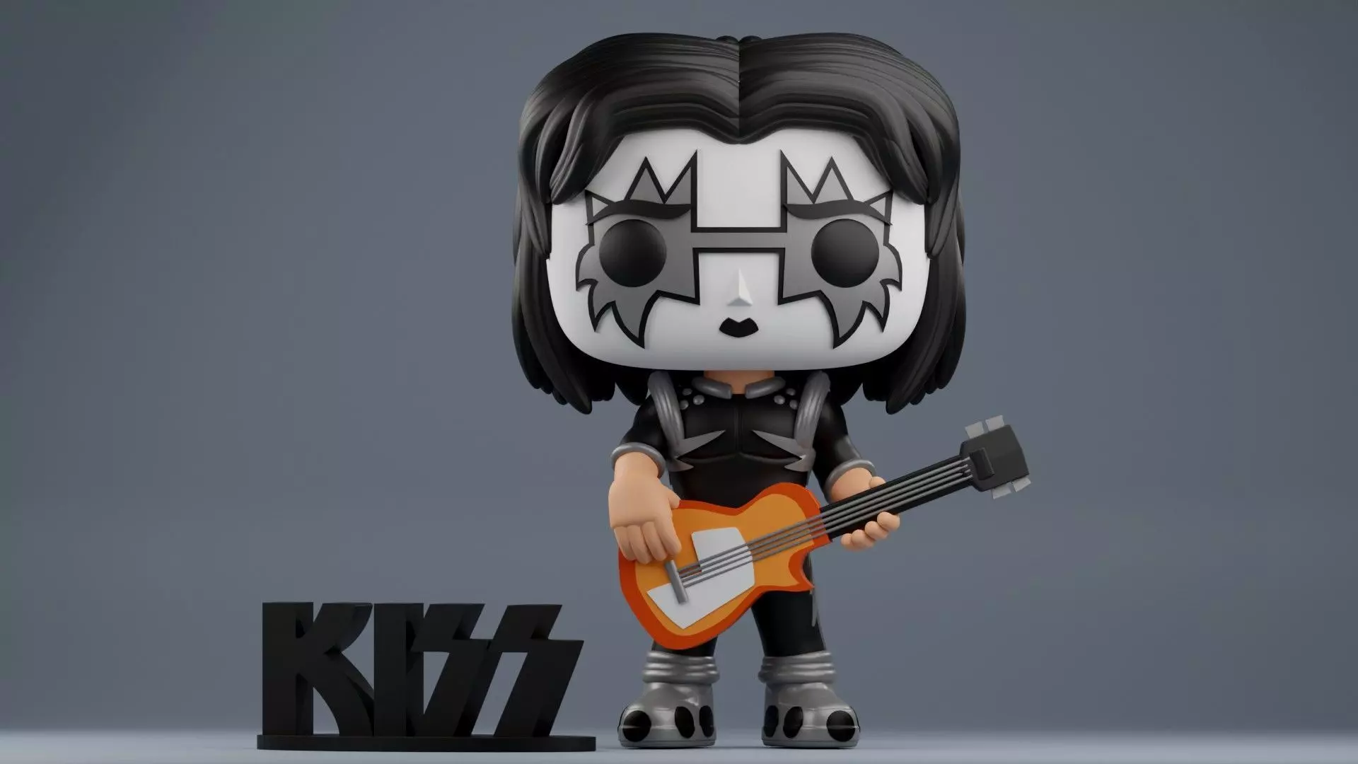 Spaceman Funko from the rock band Kiss 3D print model_0