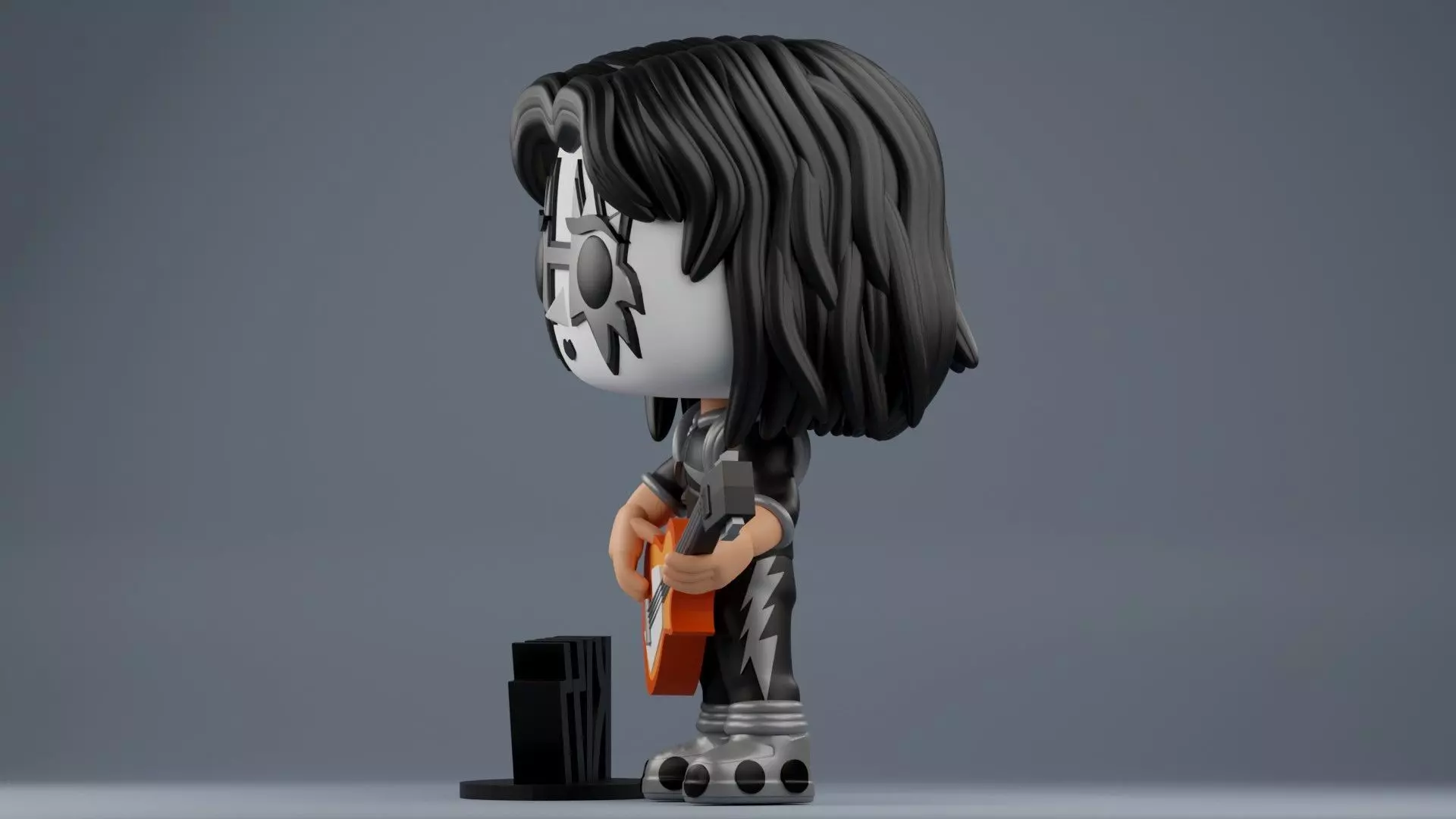 Spaceman Funko from the rock band Kiss 3D print model_5