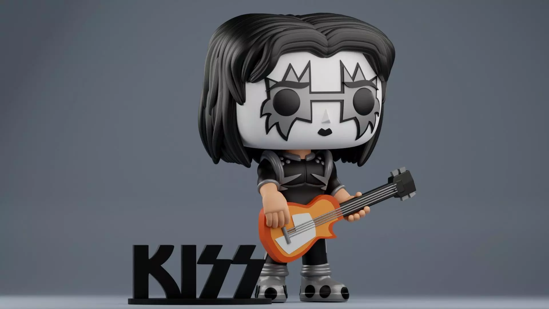 Spaceman Funko from the rock band Kiss 3D print model_15