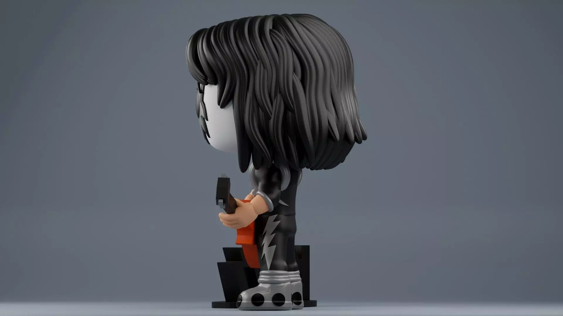 Spaceman Funko from the rock band Kiss 3D print model_6