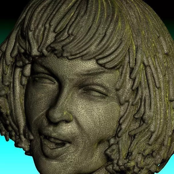 Melusine - Realistic nude female figurine ready for 3D printing 3D print model_6