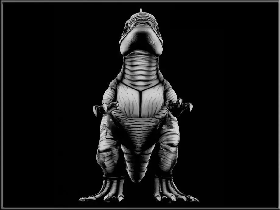 Dinosaur Low-poly 3D model_5