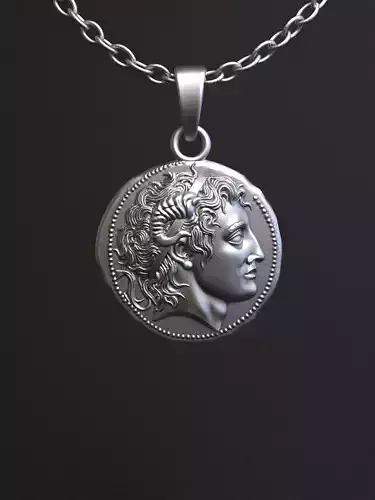 Alexander the Great Jewelry Pendant 