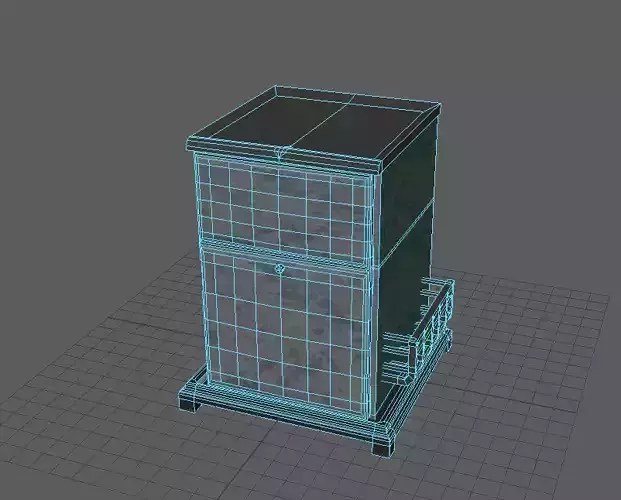 old and rusty fridge or refrigerator 