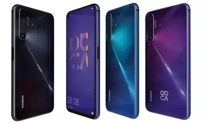 Huawei Nova 5T All Colors High Poly