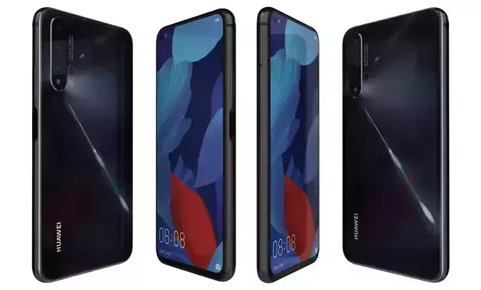 Huawei Nova 5T Black High Poly