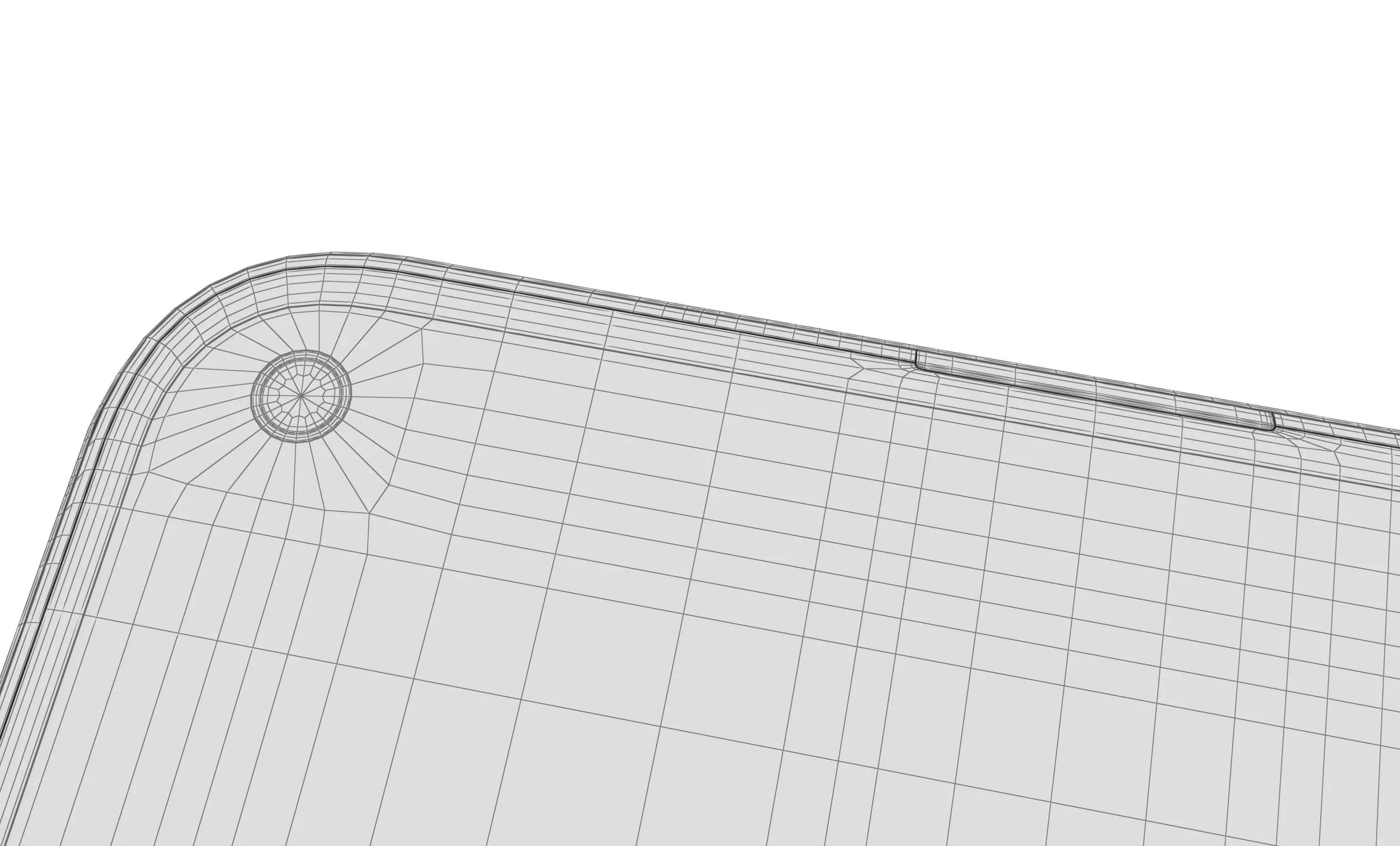 Huawei Nova 5T Crush Blue High Poly 3D model_18