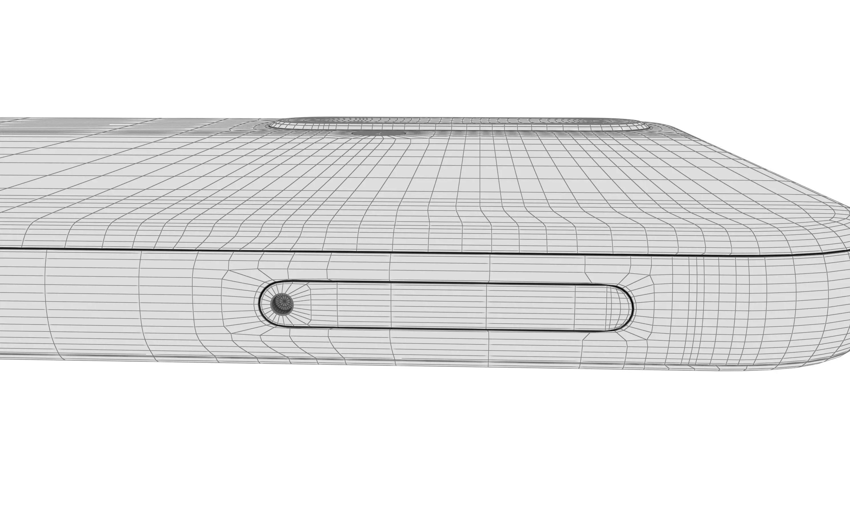 Huawei Nova 5T Crush Blue High Poly 3D model_20