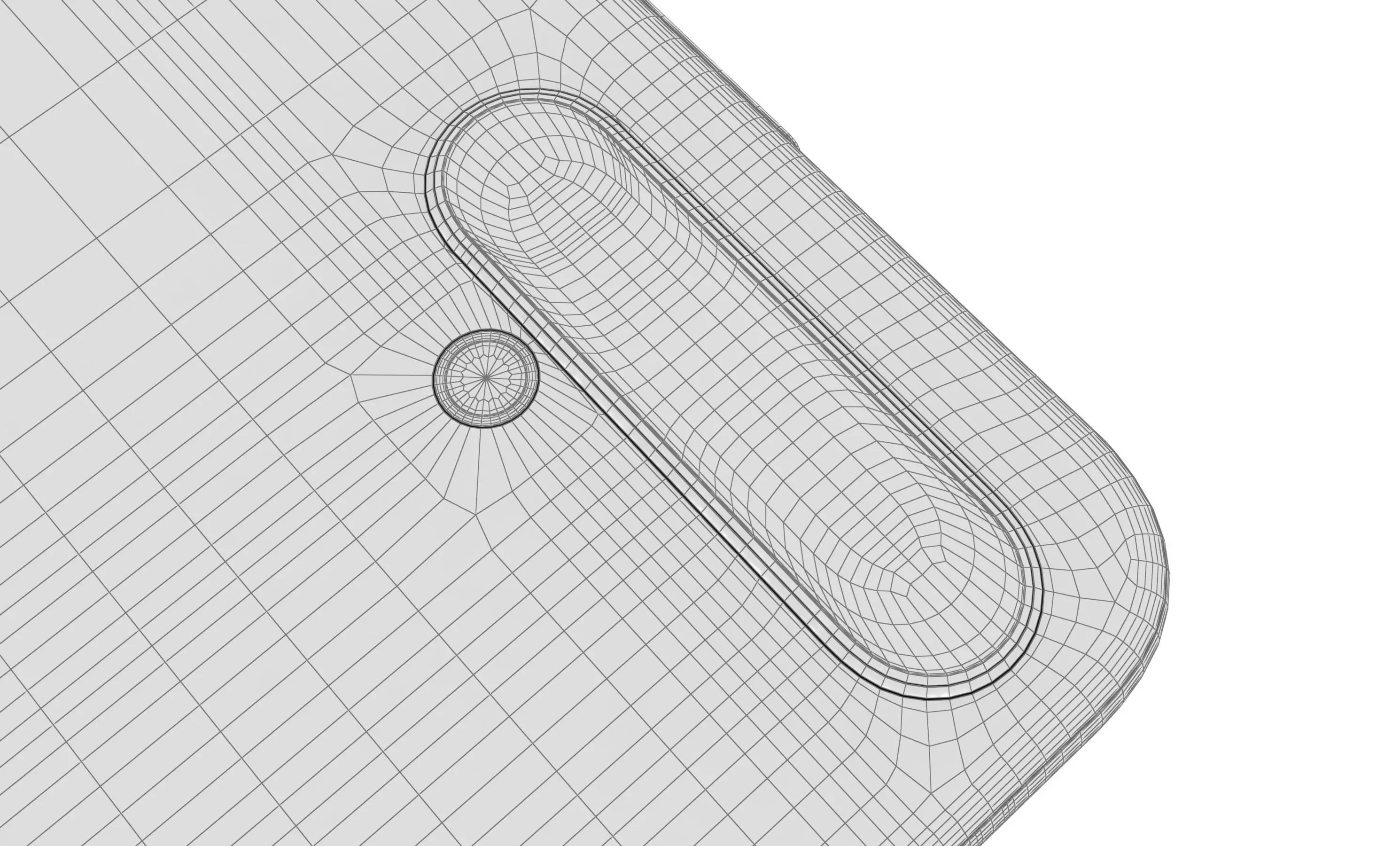 Huawei Nova 5T Crush Blue High Poly 3D model_22