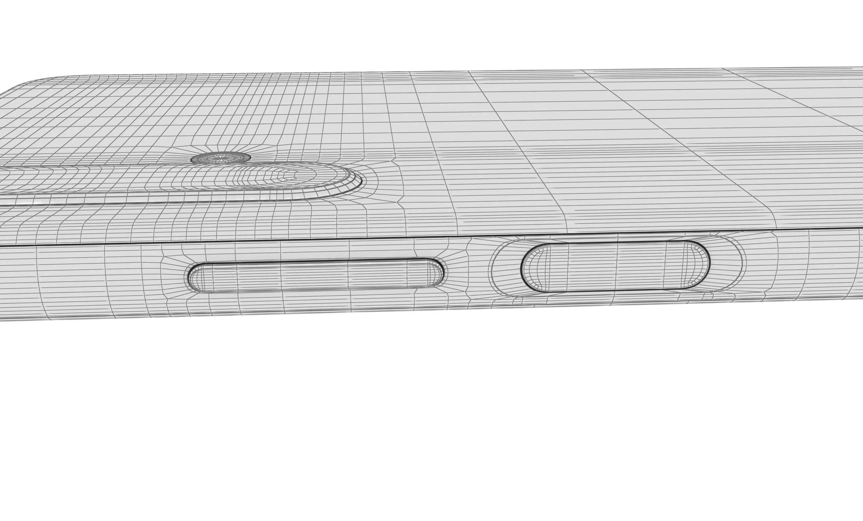 Huawei Nova 5T Crush Blue High Poly 3D model_23