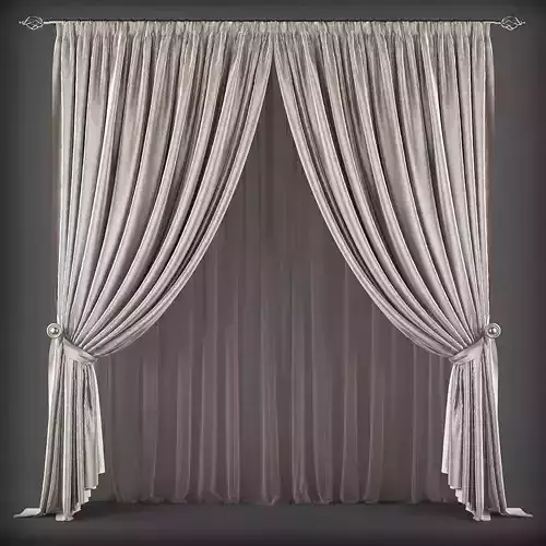 Curtain 3D model 224