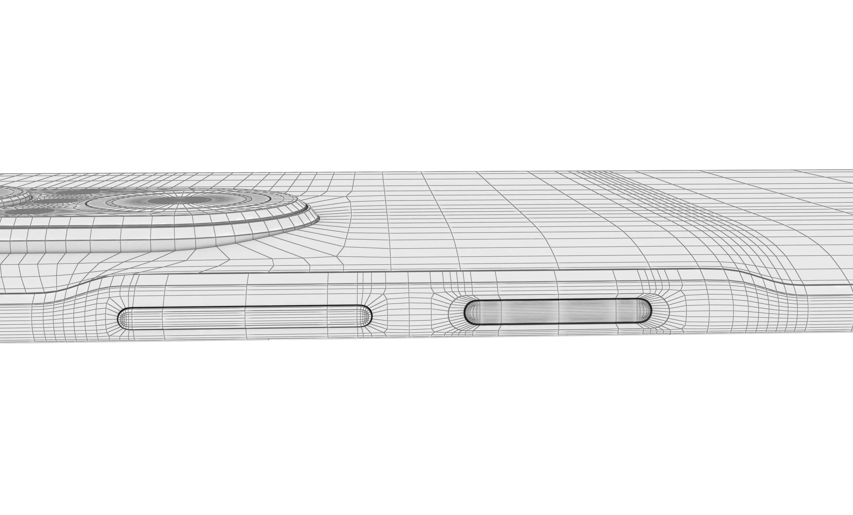 Huawei Nova 9 SE White High Poly 3D model_19