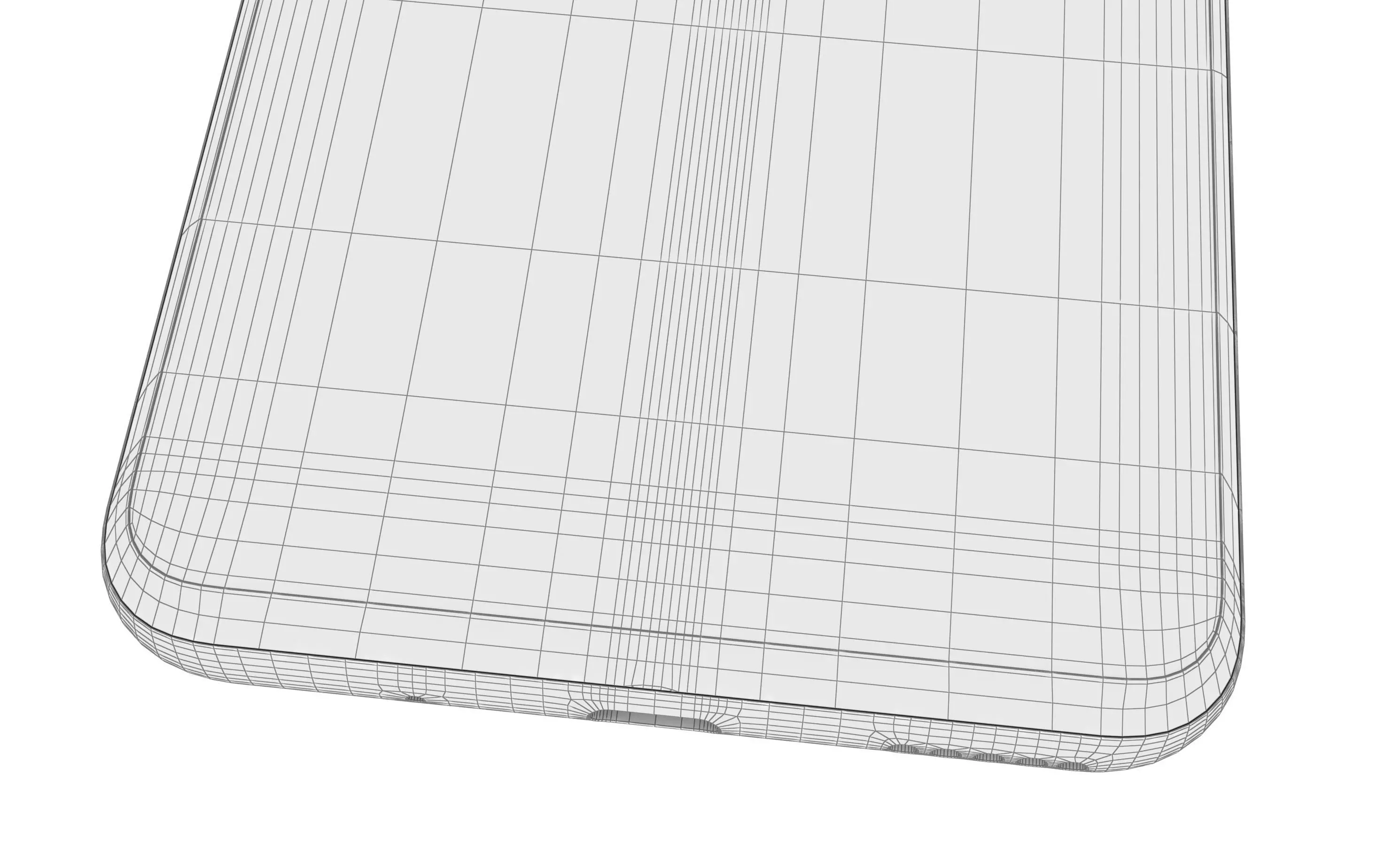 Huawei Nova 9 SE White High Poly 3D model_29