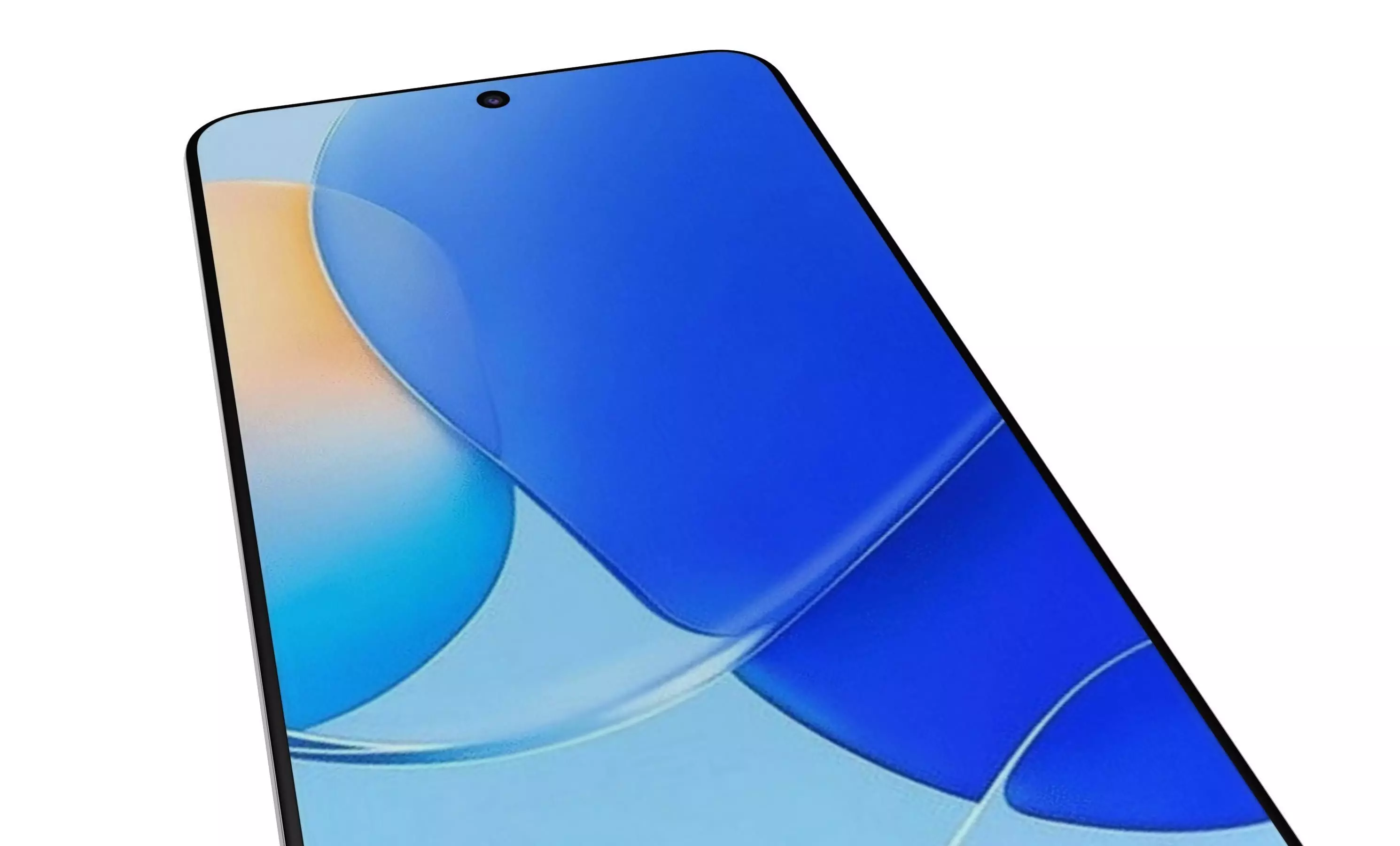 Huawei Nova 9 SE White High Poly 3D model_5