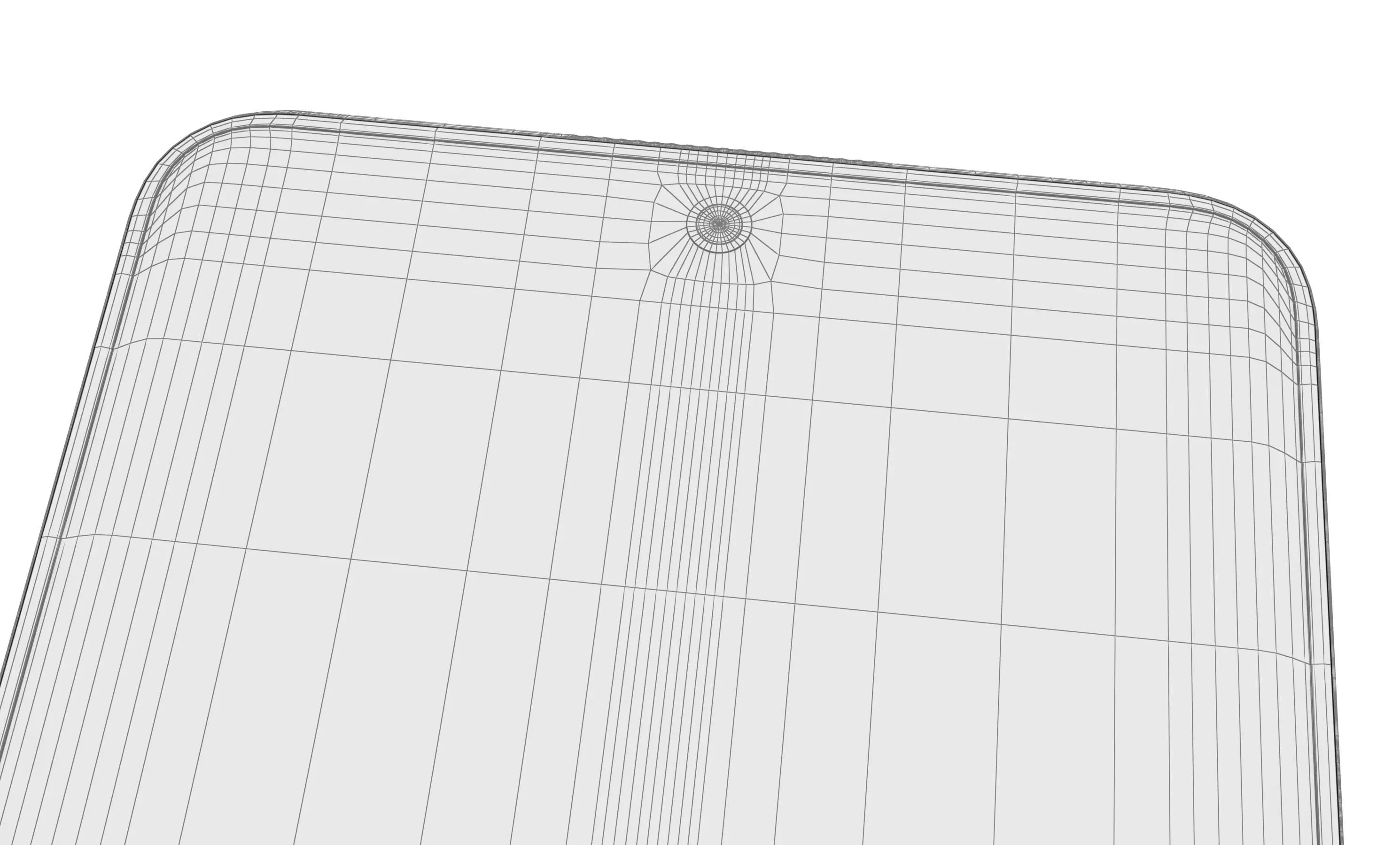 Huawei Nova 9 SE White High Poly 3D model_22