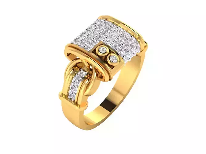 Mens Ring  Render 3dm STL MTL SLC JCD OBJ FBX Details