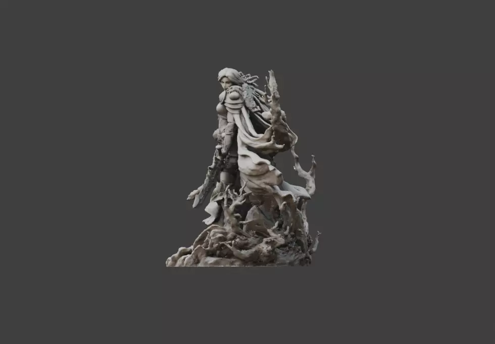 Warrior Majesty 3D print model_5