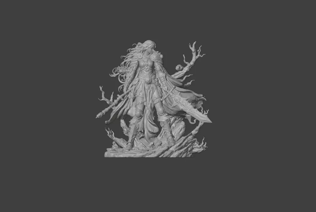 Warrior Majesty 3D print model_8