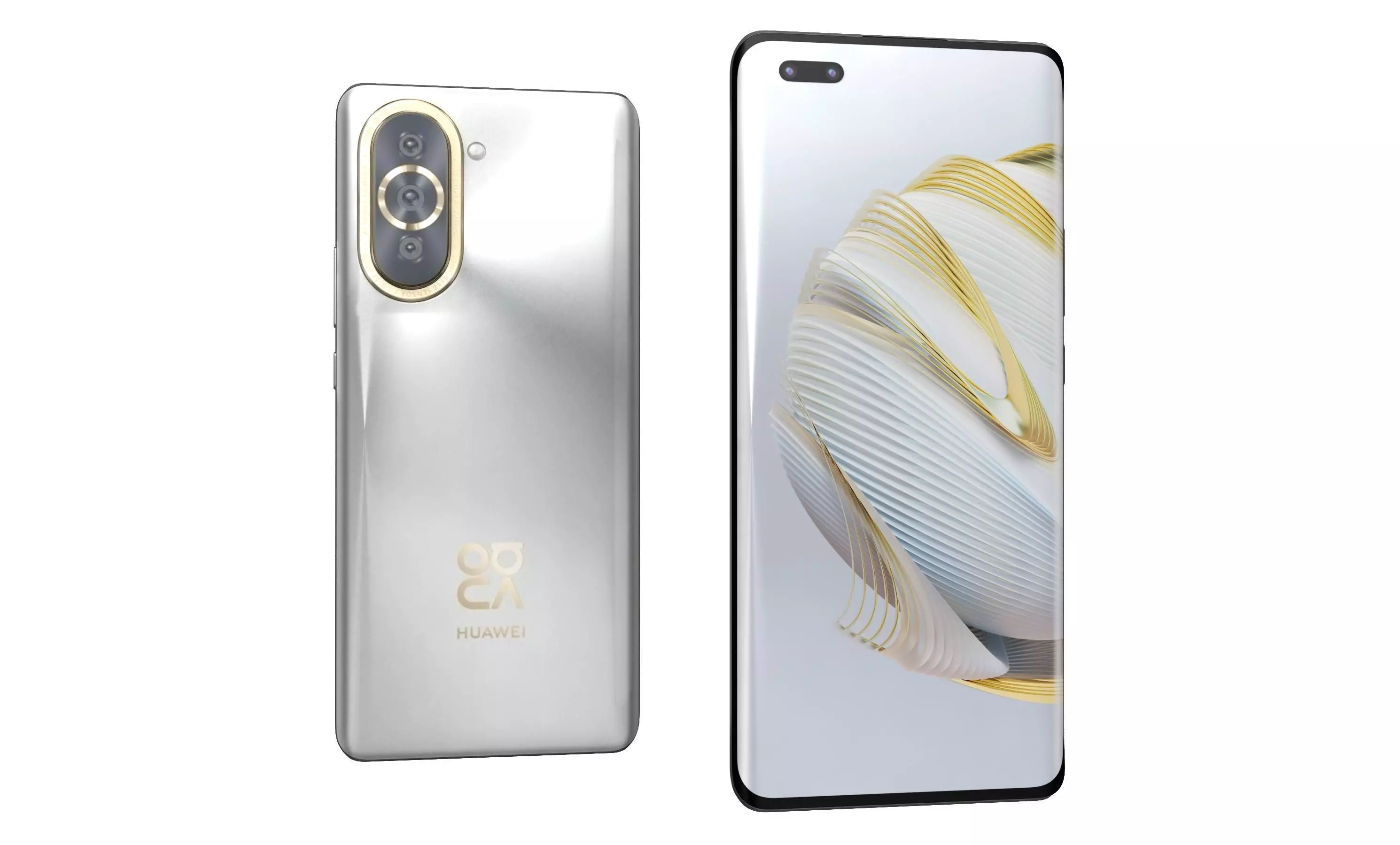 Huawei nova 10 Pro White High Poly 3D model_29