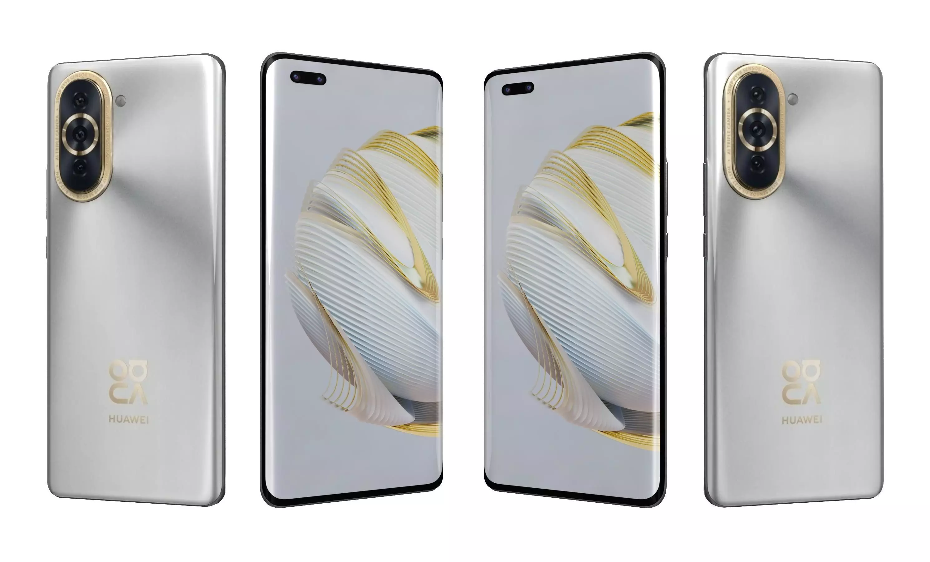 Huawei nova 10 Pro White High Poly 3D model_27