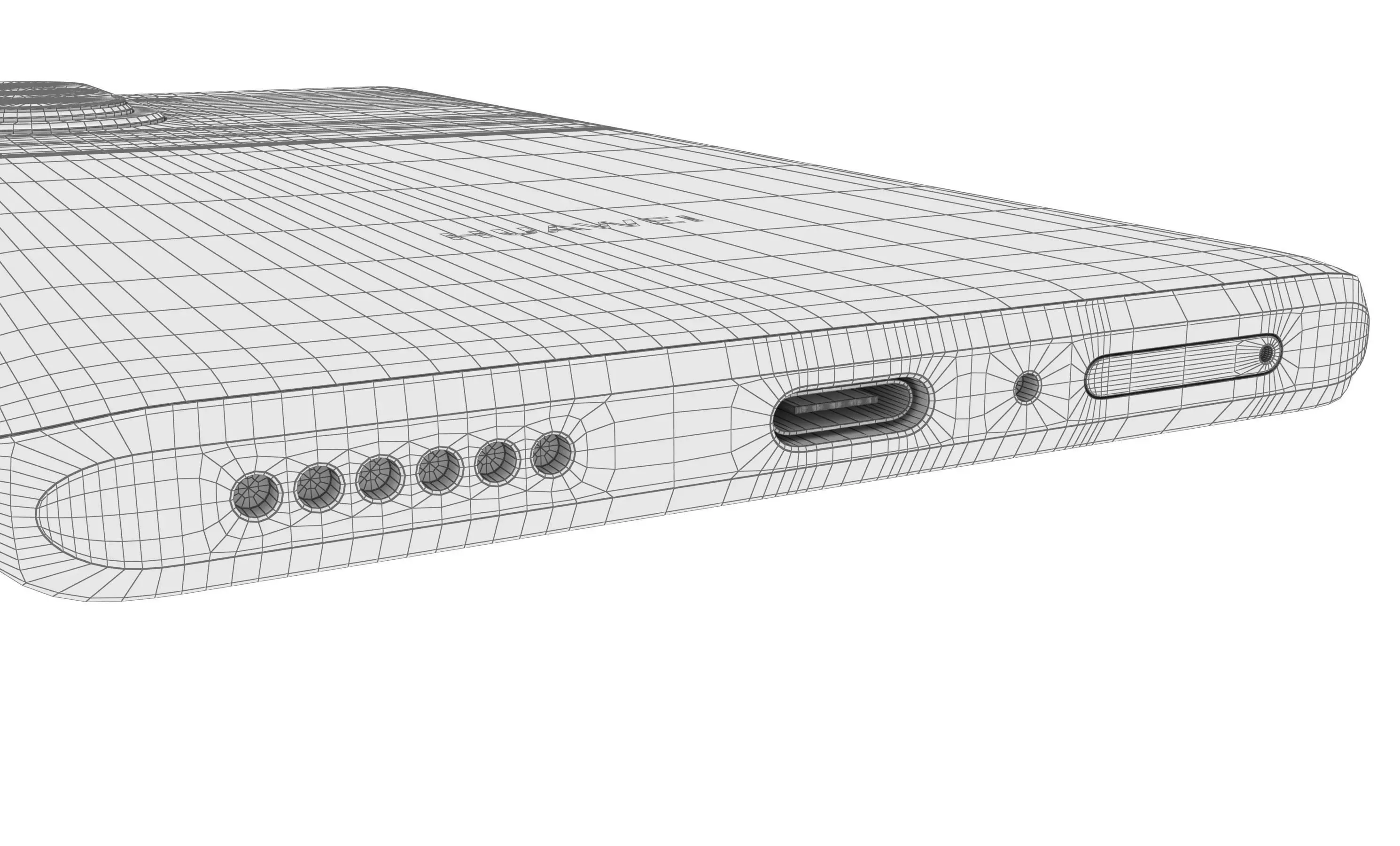 Huawei nova 10 Pro White High Poly 3D model_23