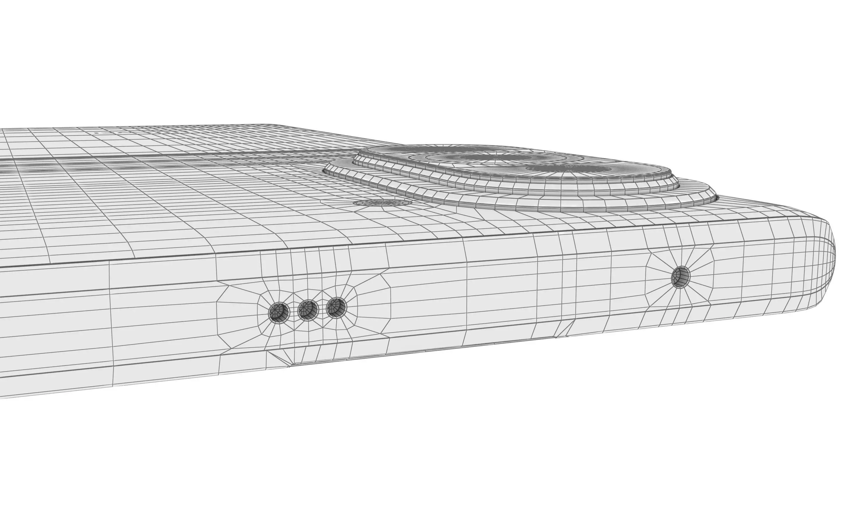 Huawei nova 10 Pro White High Poly 3D model_19