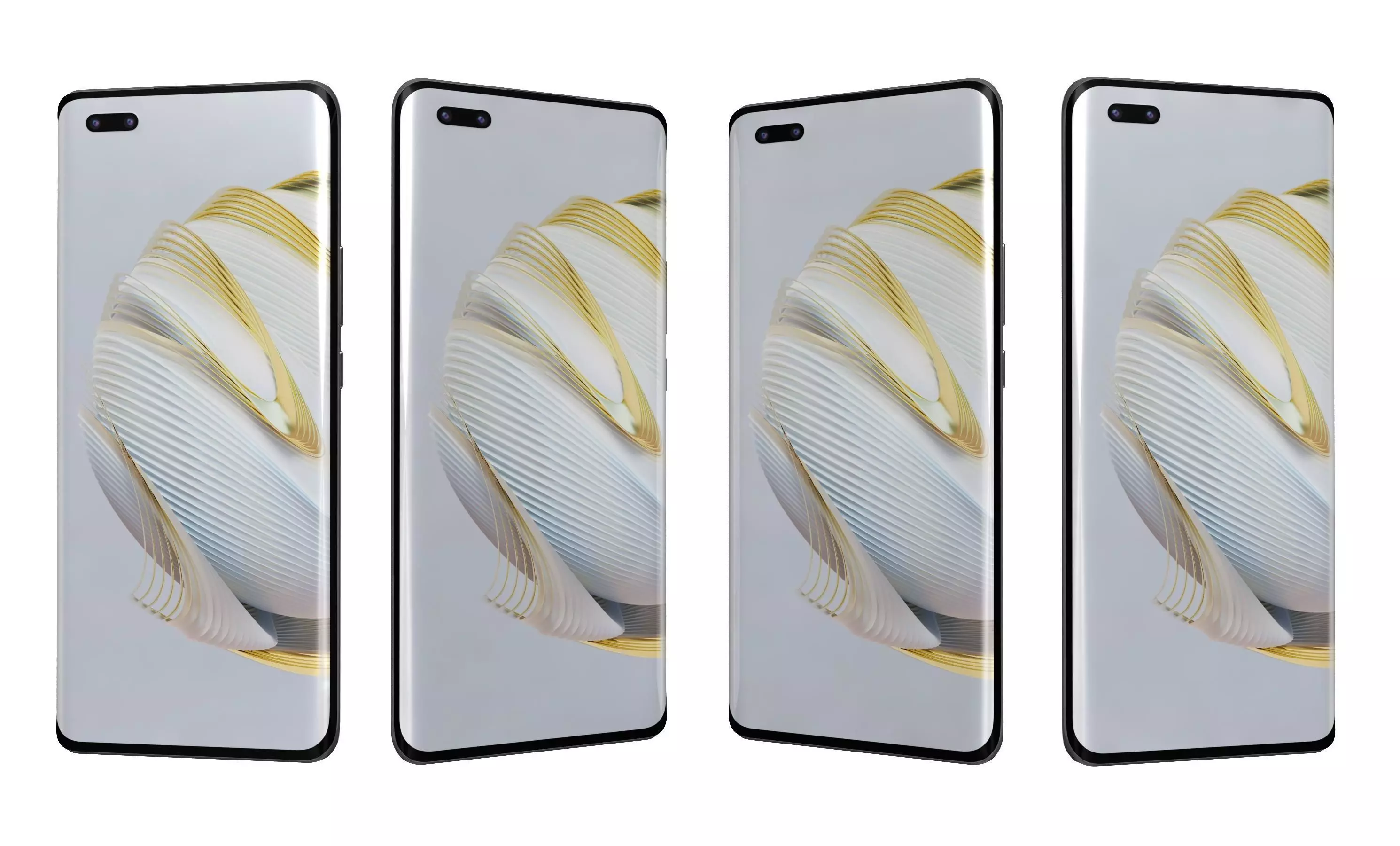Huawei nova 10 Pro White High Poly 3D model_28