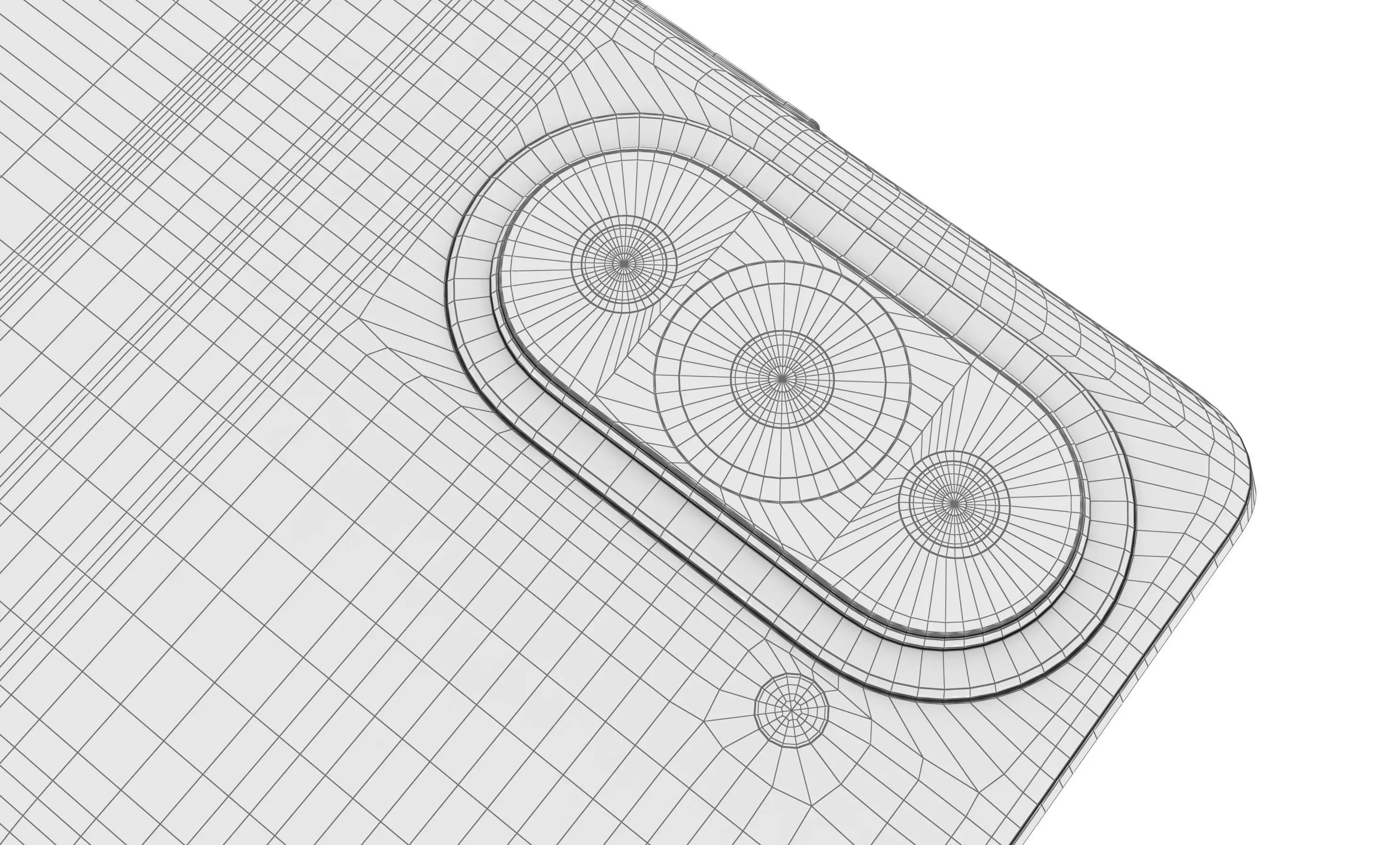 Huawei nova 10 Pro White High Poly 3D model_20