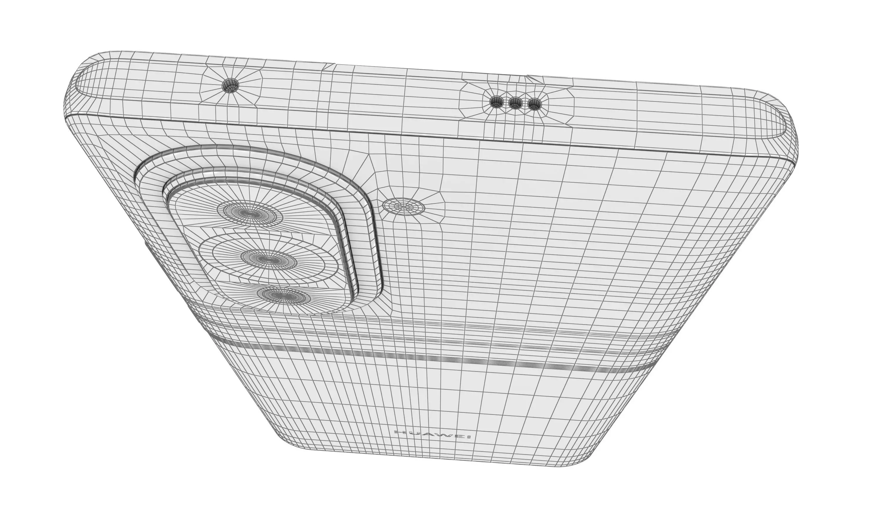 Huawei nova 10 Pro White High Poly 3D model_14