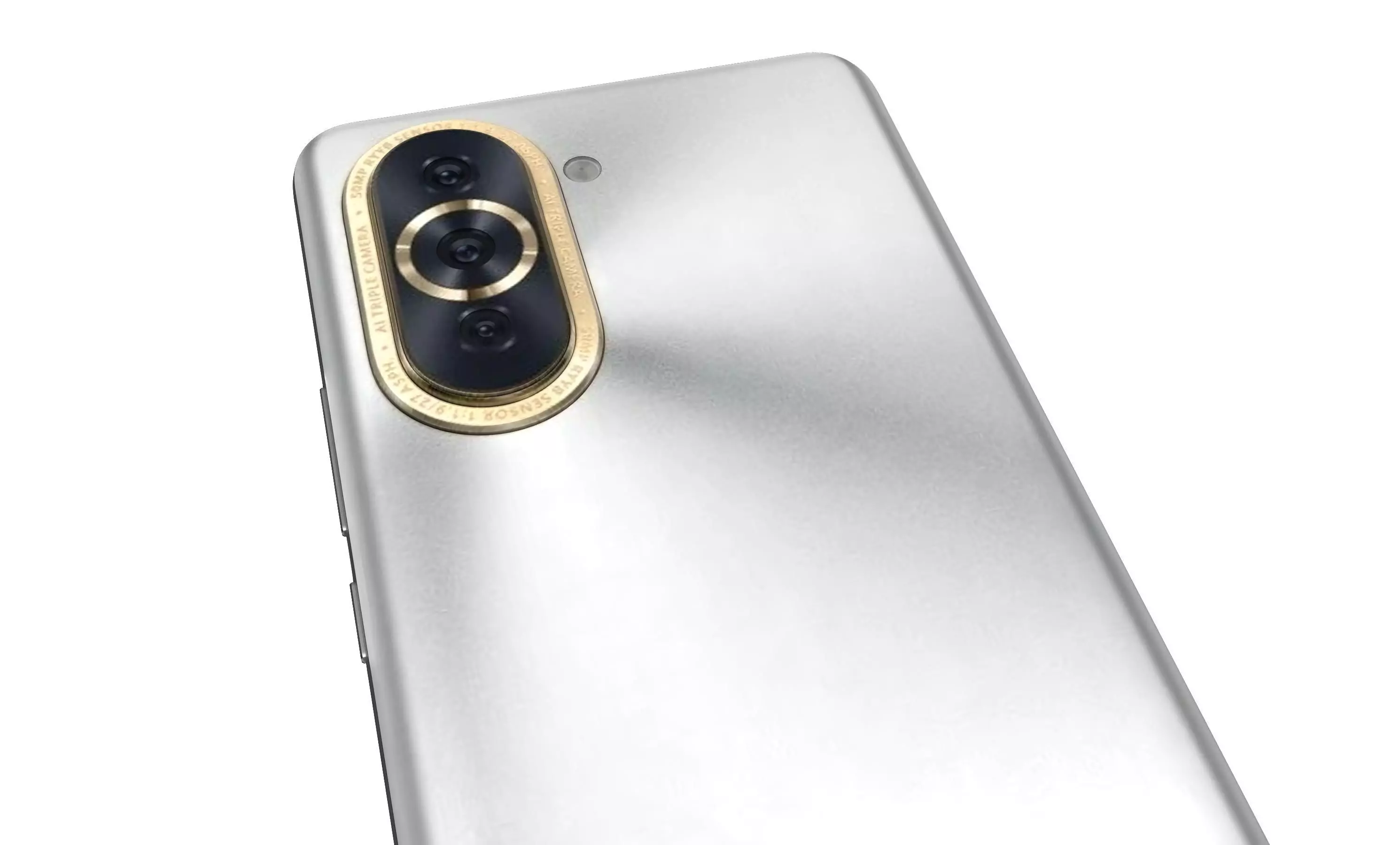 Huawei nova 10 Pro White High Poly 3D model_9