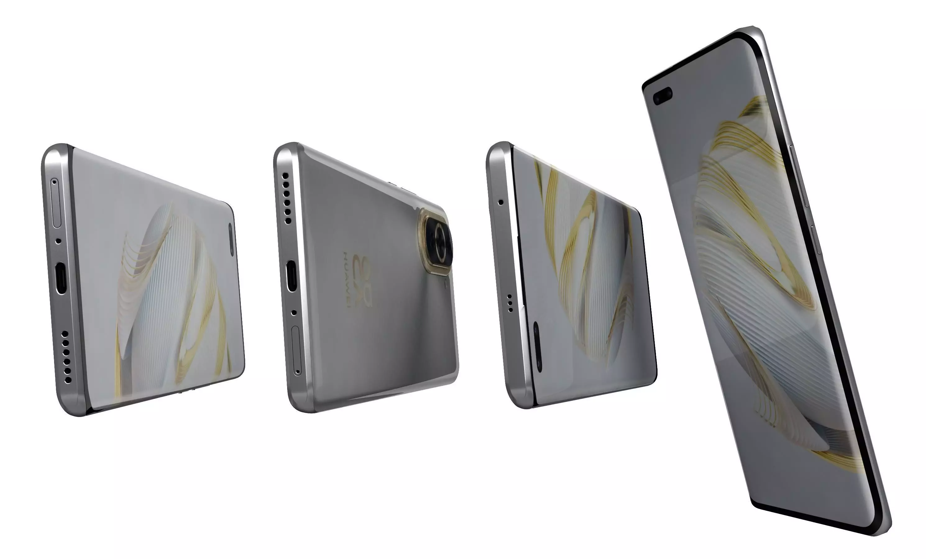 Huawei nova 10 Pro White High Poly 3D model_6