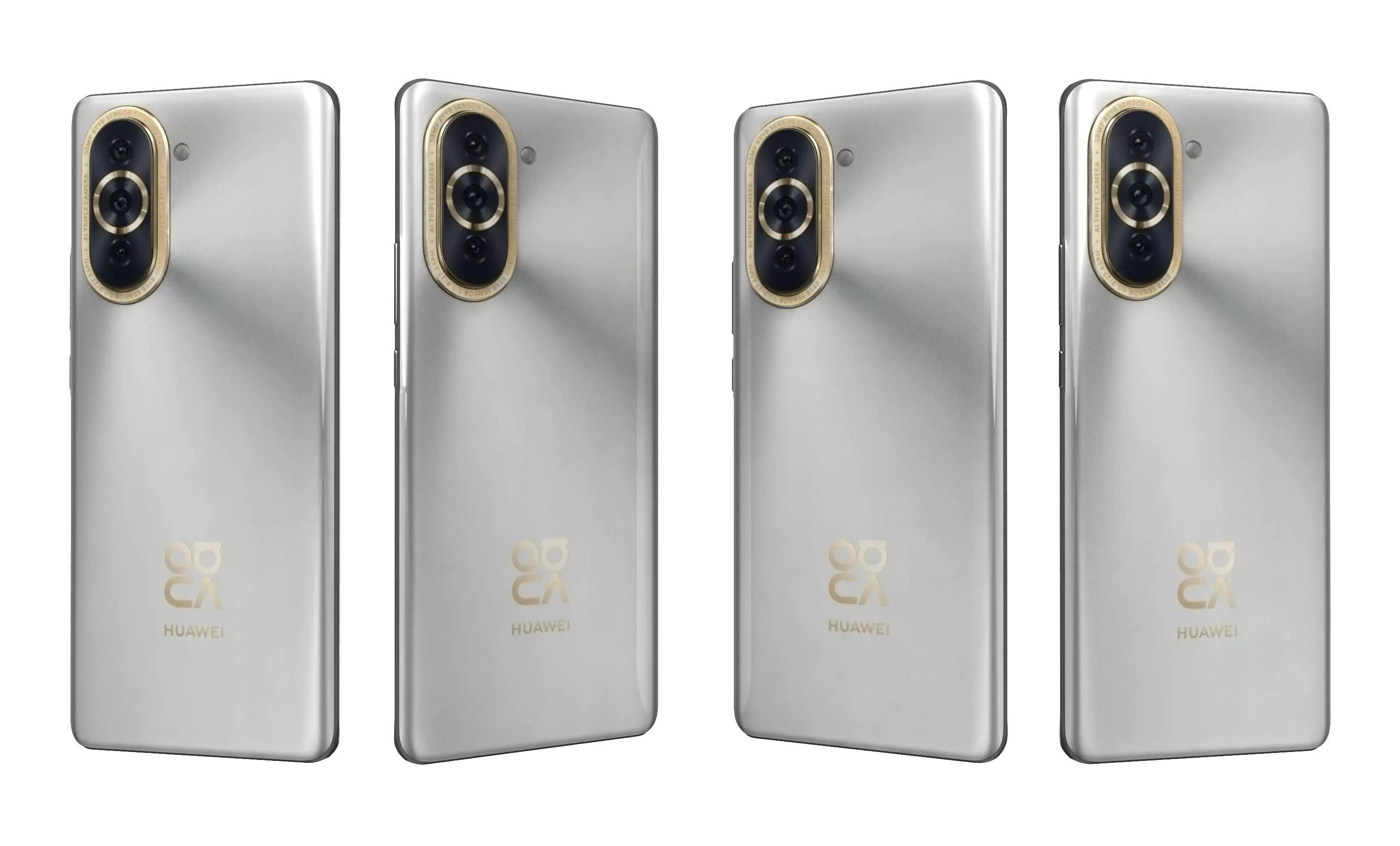 Huawei nova 10 Pro White High Poly 3D model_26