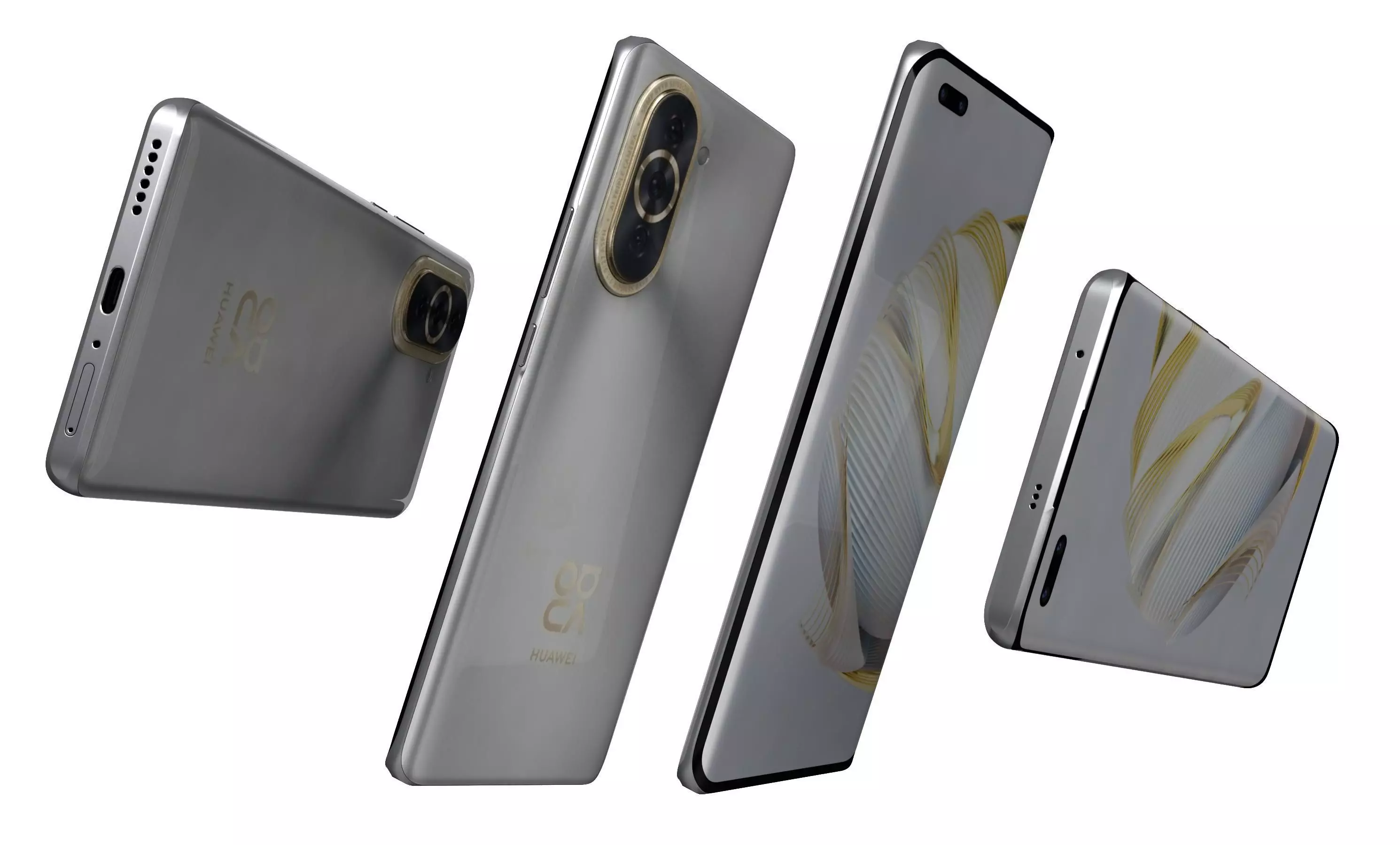 Huawei nova 10 Pro White High Poly 3D model_5
