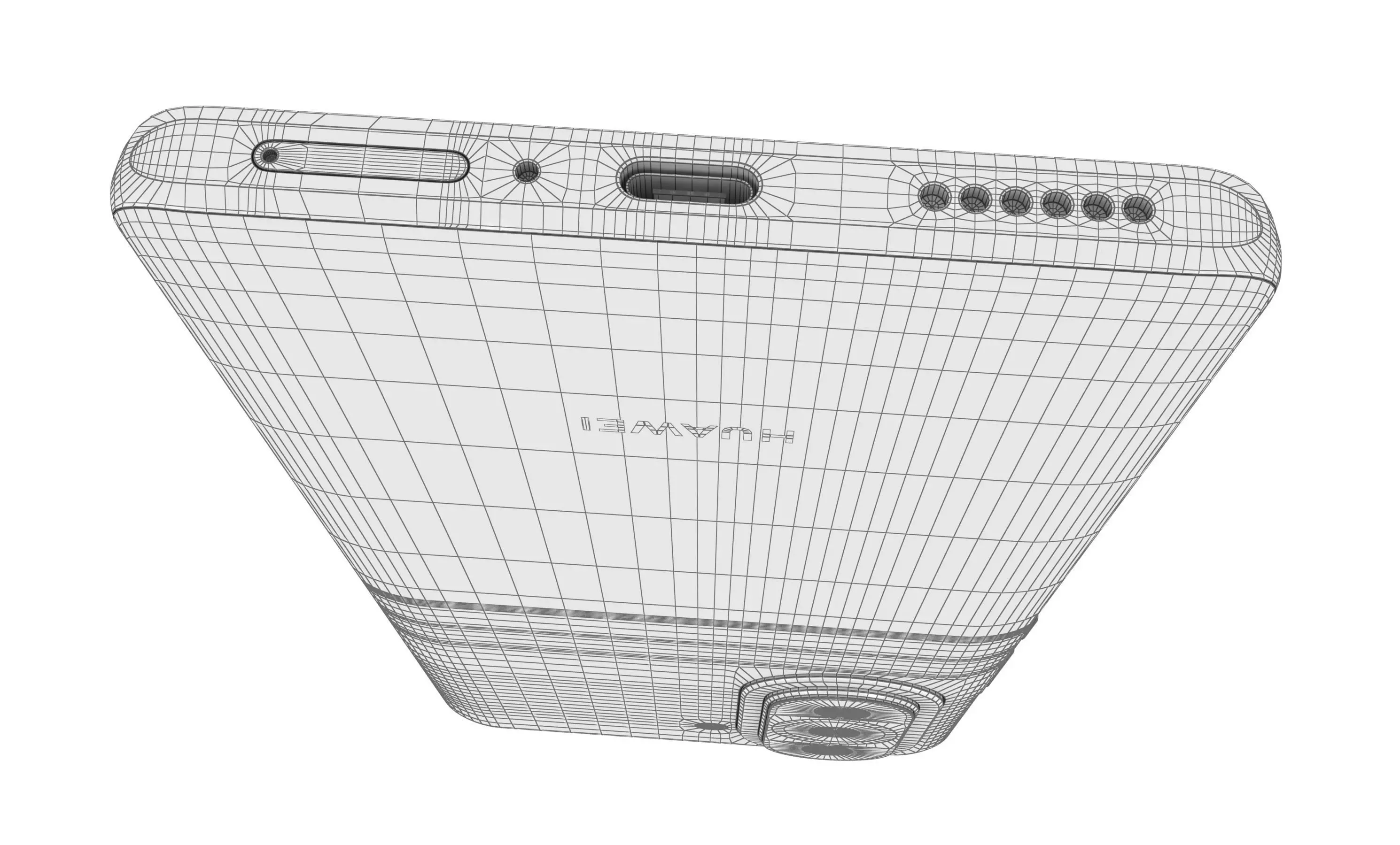 Huawei nova 10 Pro White High Poly 3D model_16
