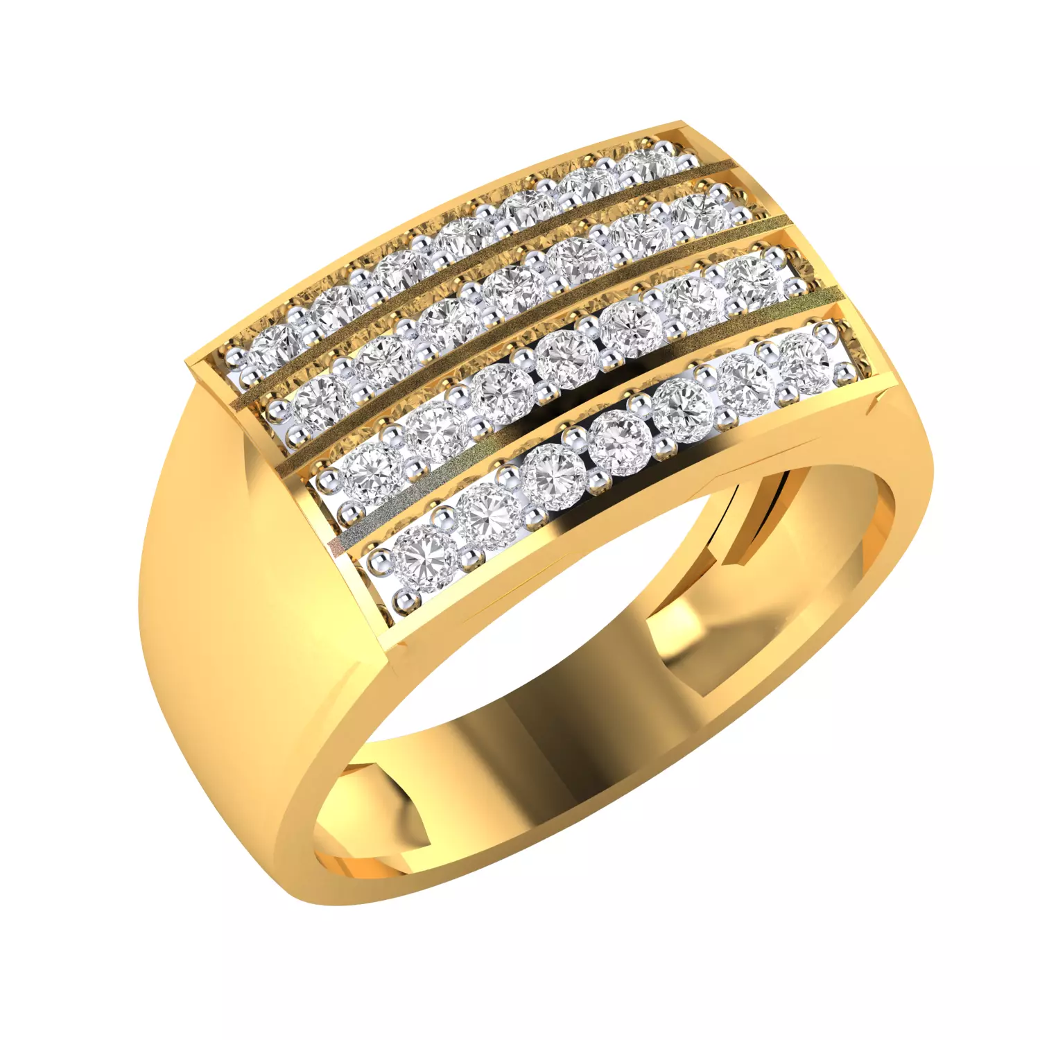 Mens Ring  Render 3dm STL MTL SLC JCD OBJ FBX Details 3D print model_21