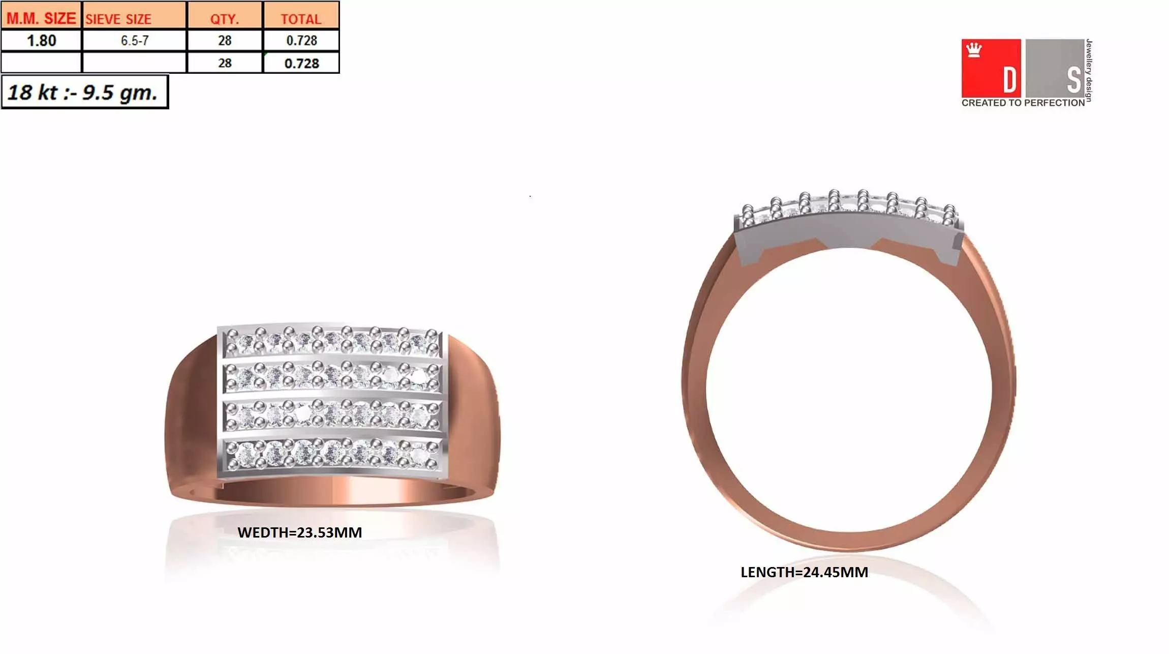 Mens Ring  Render 3dm STL MTL SLC JCD OBJ FBX Details 3D print model_26