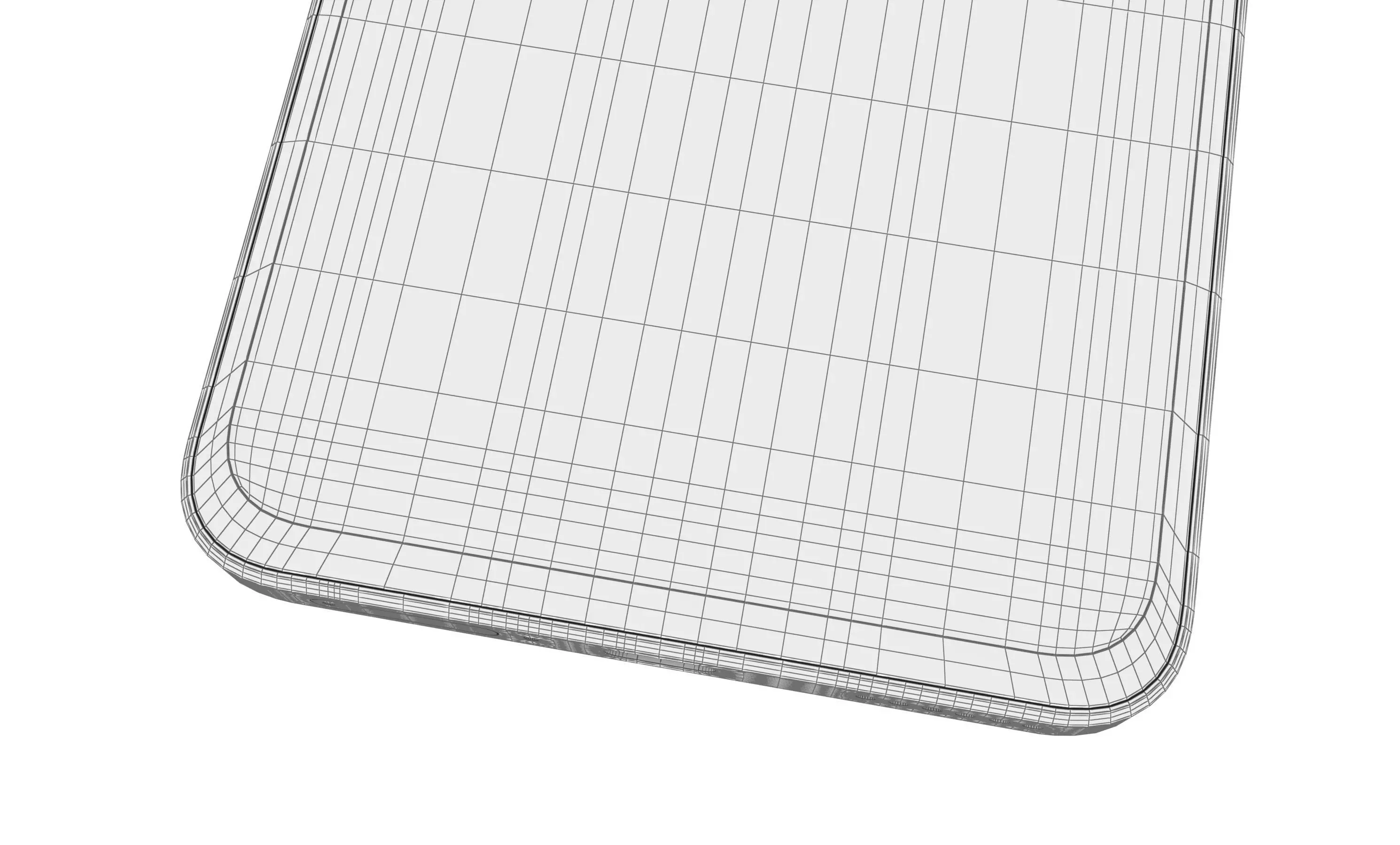 Huawei nova 10 SE Silver High Poly 3D model_7