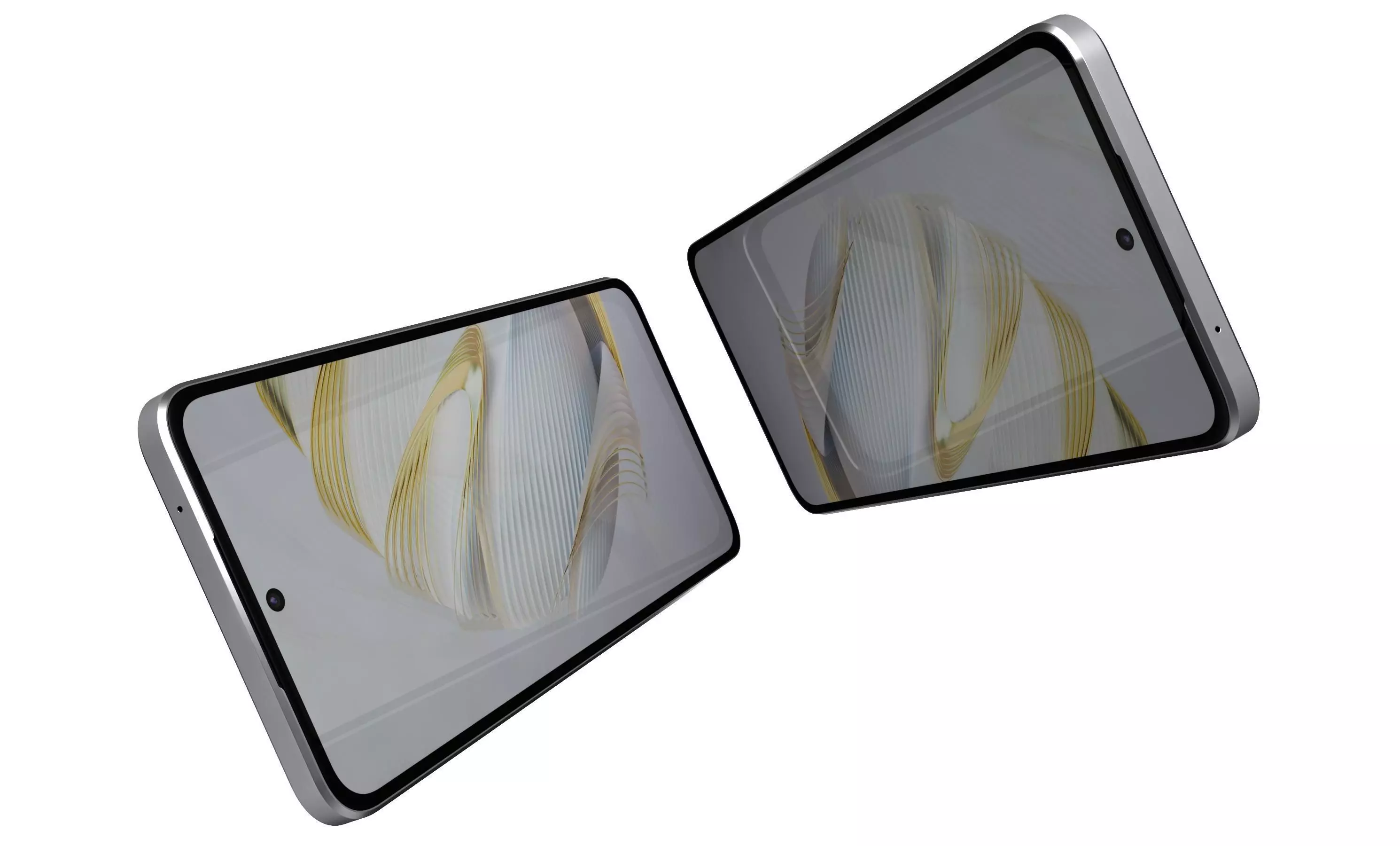 Huawei nova 10 SE Silver High Poly 3D model_18